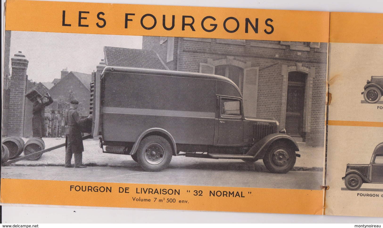 Vieux Papier : Citroën  Camion  Brochure , Poids  Lourds , Paris   Usine - Non Classés