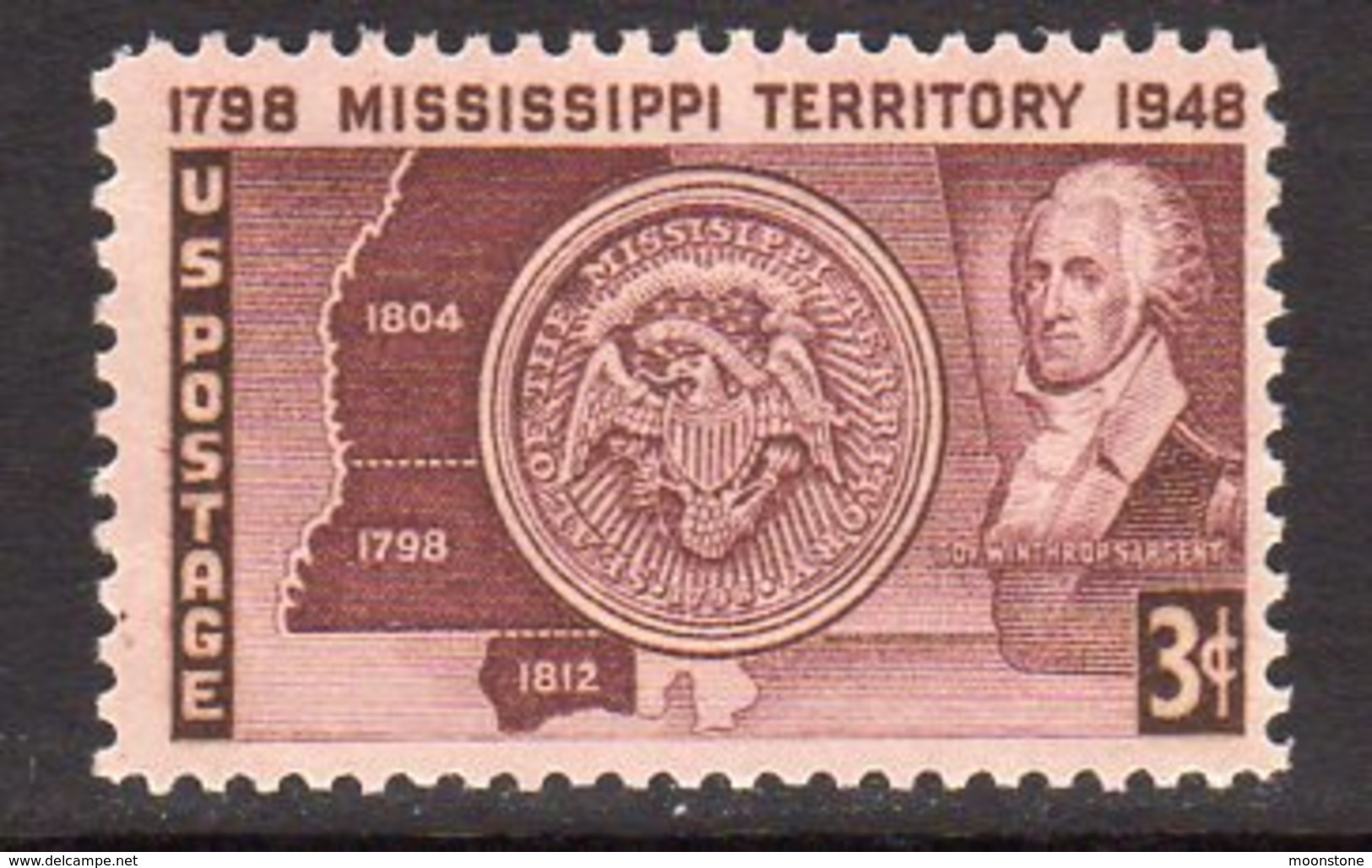 USA 1948 Mississippi Territory Sesquicentennnial, MNH (SG 952) - Nuevos
