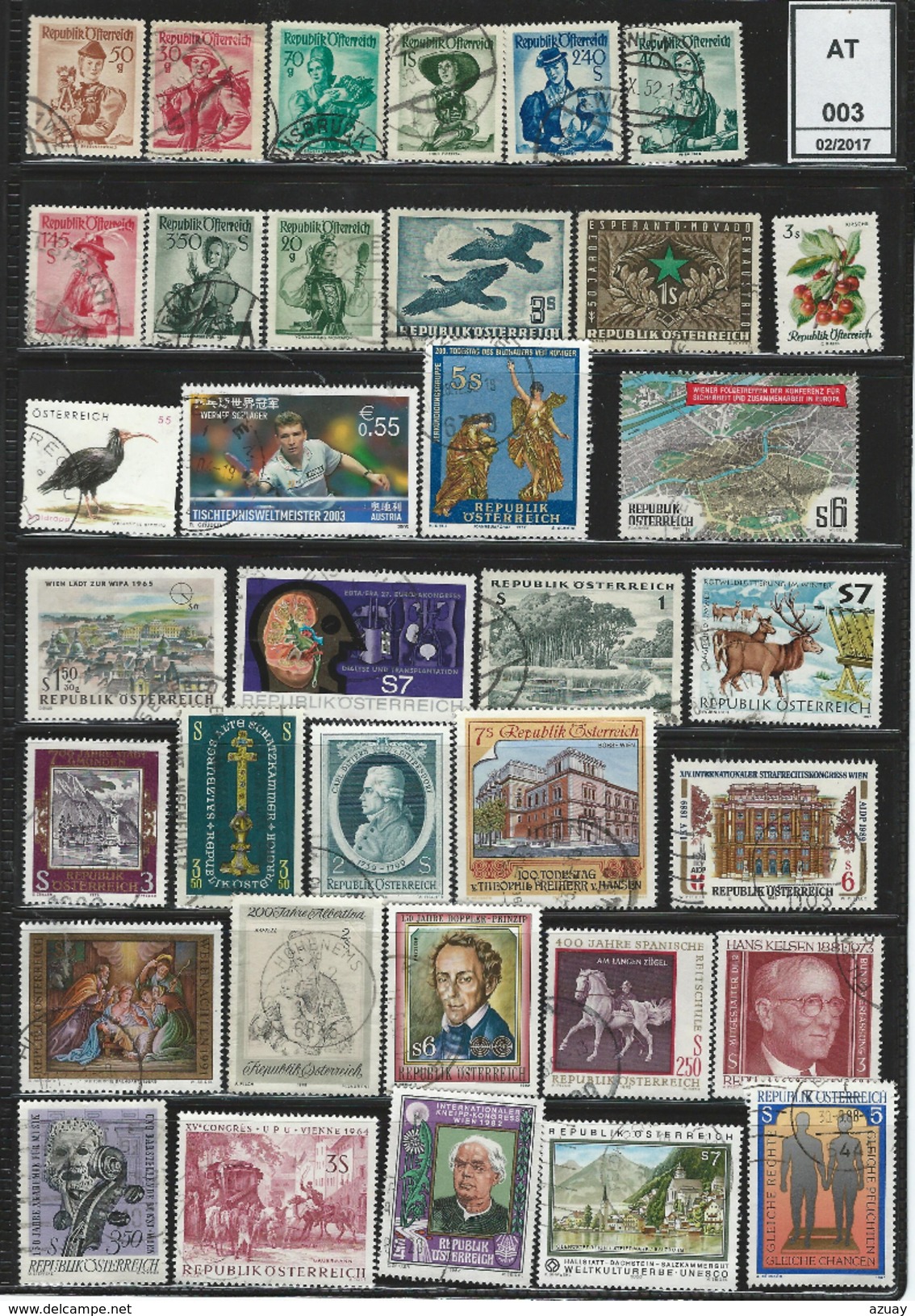 AT - ÖSTERREICH - 1 SEITE - DIVERSE - (003) - USED - GESTEMPELT - Collections