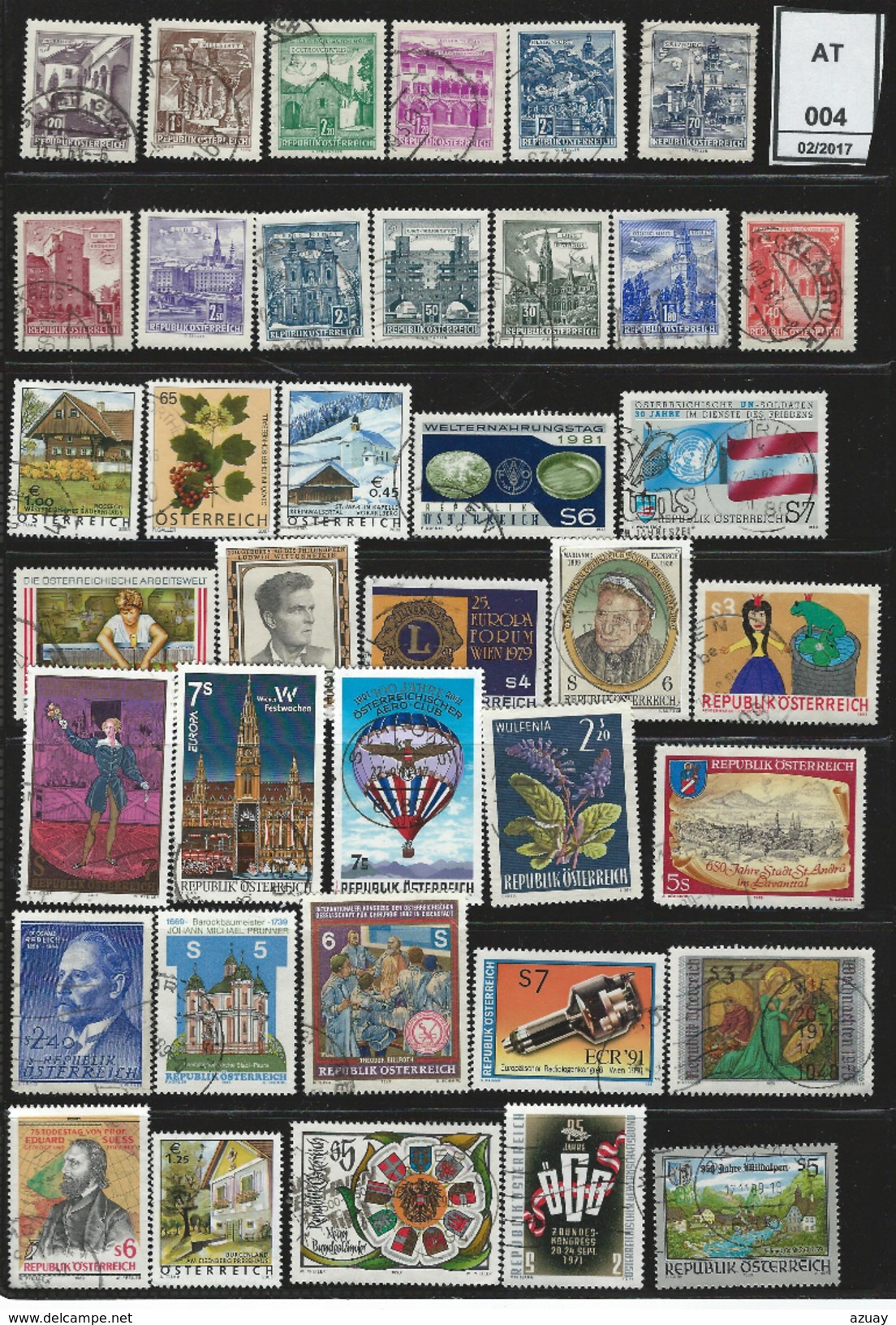 AT - ÖSTERREICH - 1 SEITE - DIVERSE - (004) - USED - GESTEMPELT - Collections