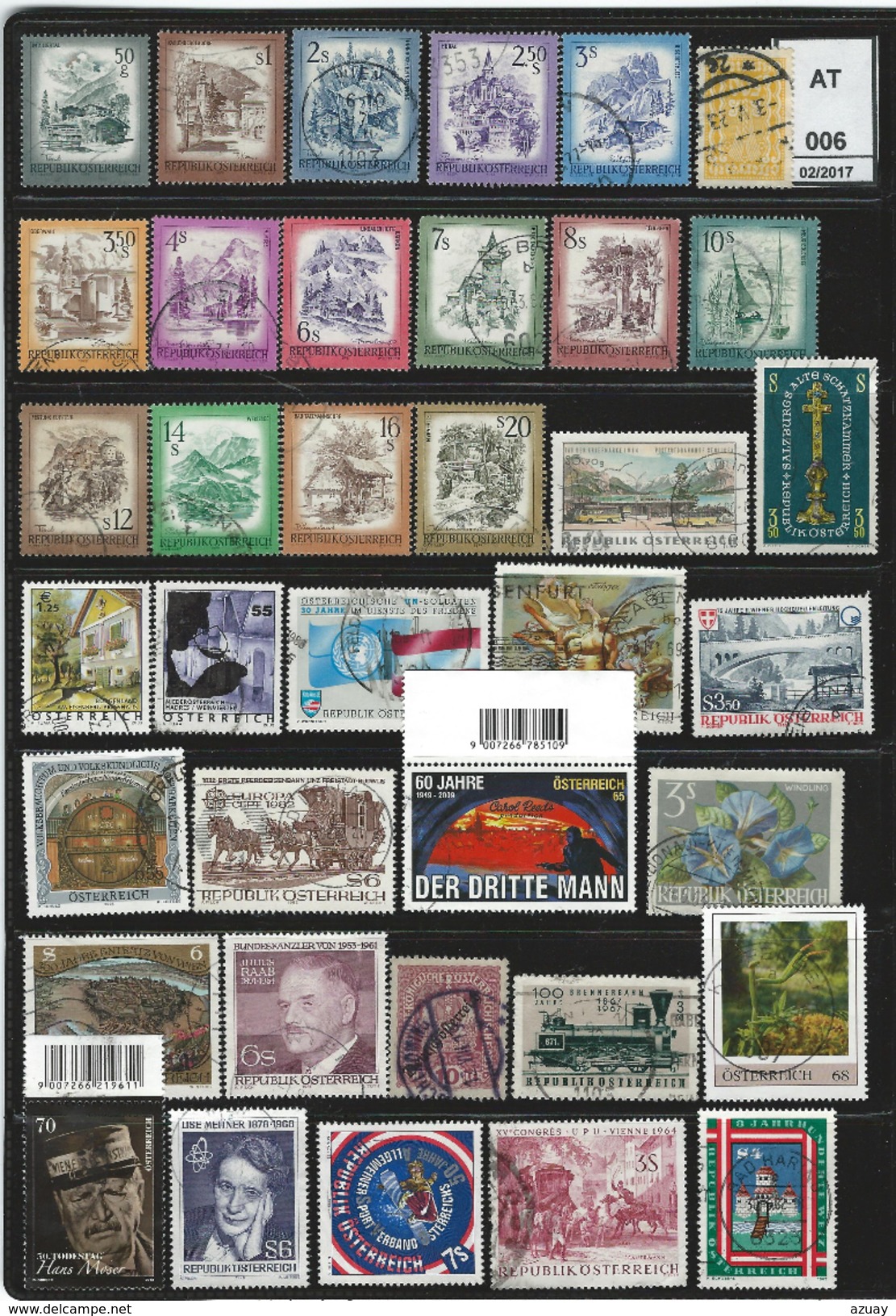 AT - ÖSTERREICH - 1 SEITE - DIVERSE - (006) - USED - GESTEMPELT - Collections