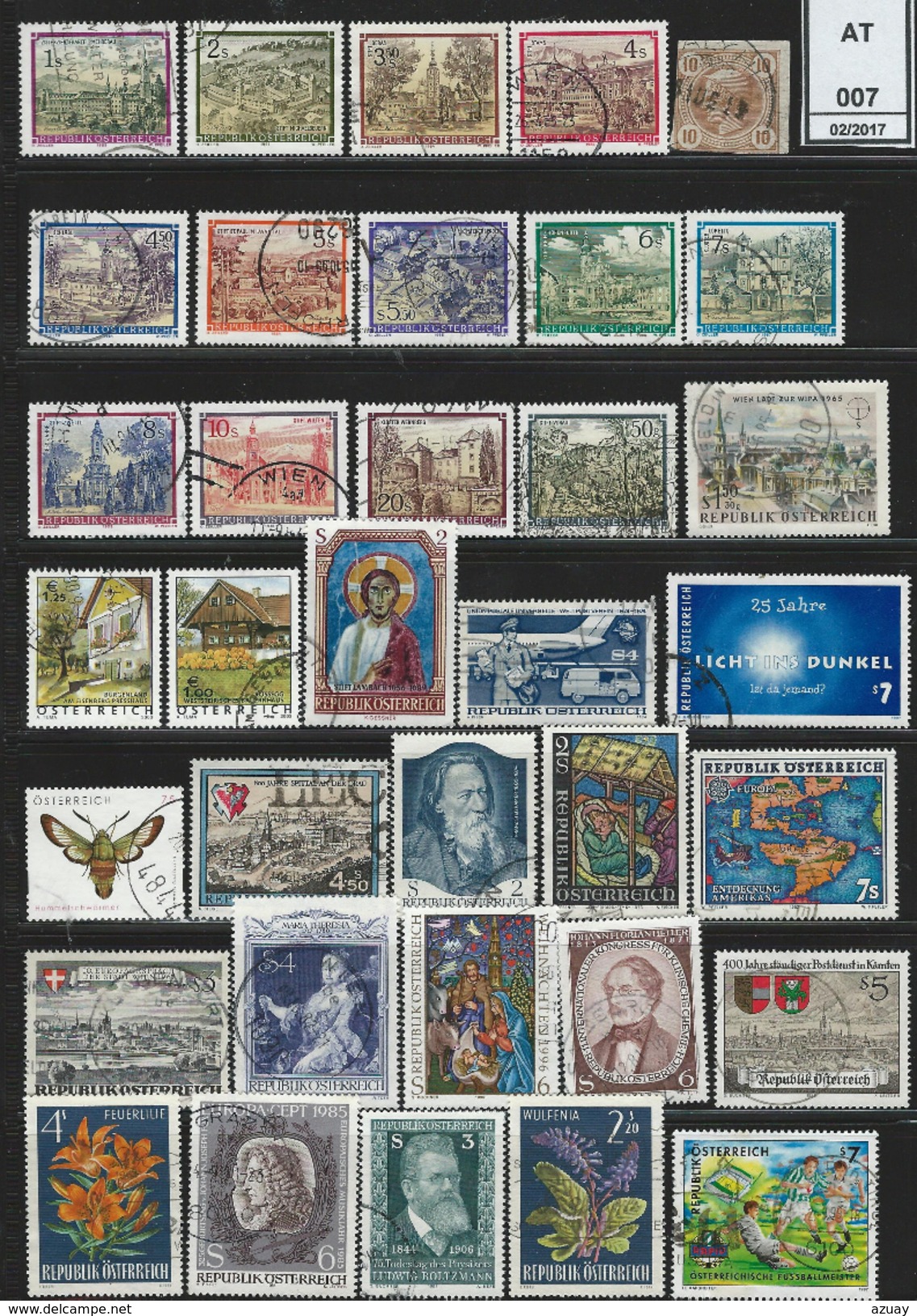 AT - ÖSTERREICH - 1 SEITE - DIVERSE - (007) - USED - GESTEMPELT - Collections