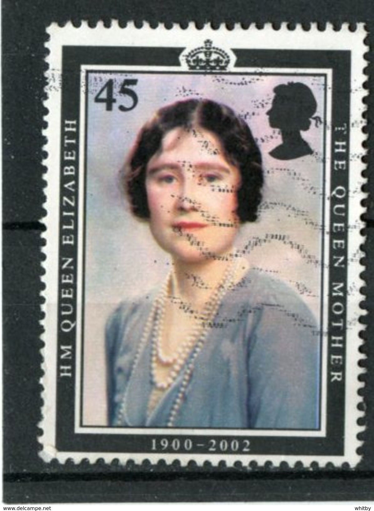 Great Britain 2002  45p Queen Mother  Issue #2046 - Used Stamps