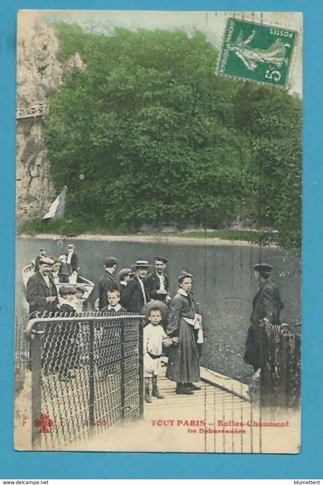 CPA TOUT PARIS 400 - Le Débarcadère - Buttes-Chaumont (XIXème Arrt.) Edition FLEURY - Distretto: 19