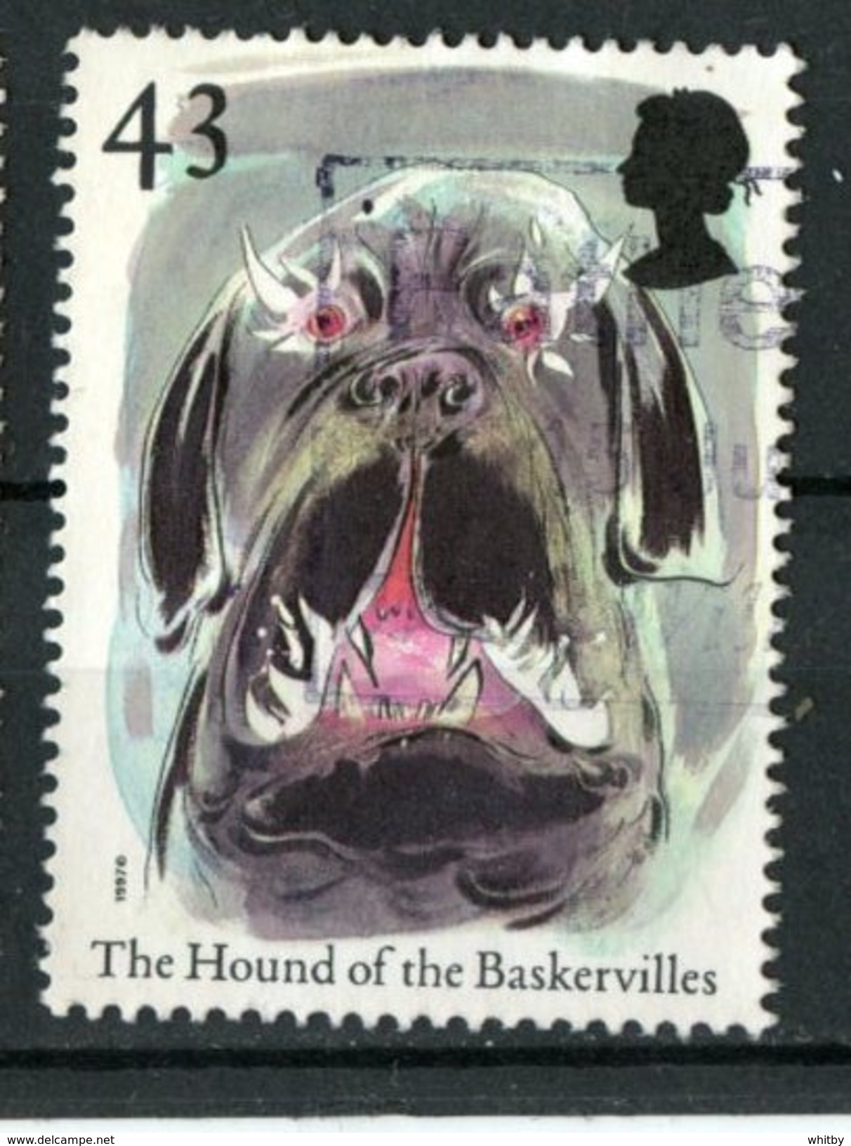 Great Britain 1997  43p Hounds Of The Baskervilles Issue #1757 - Used Stamps