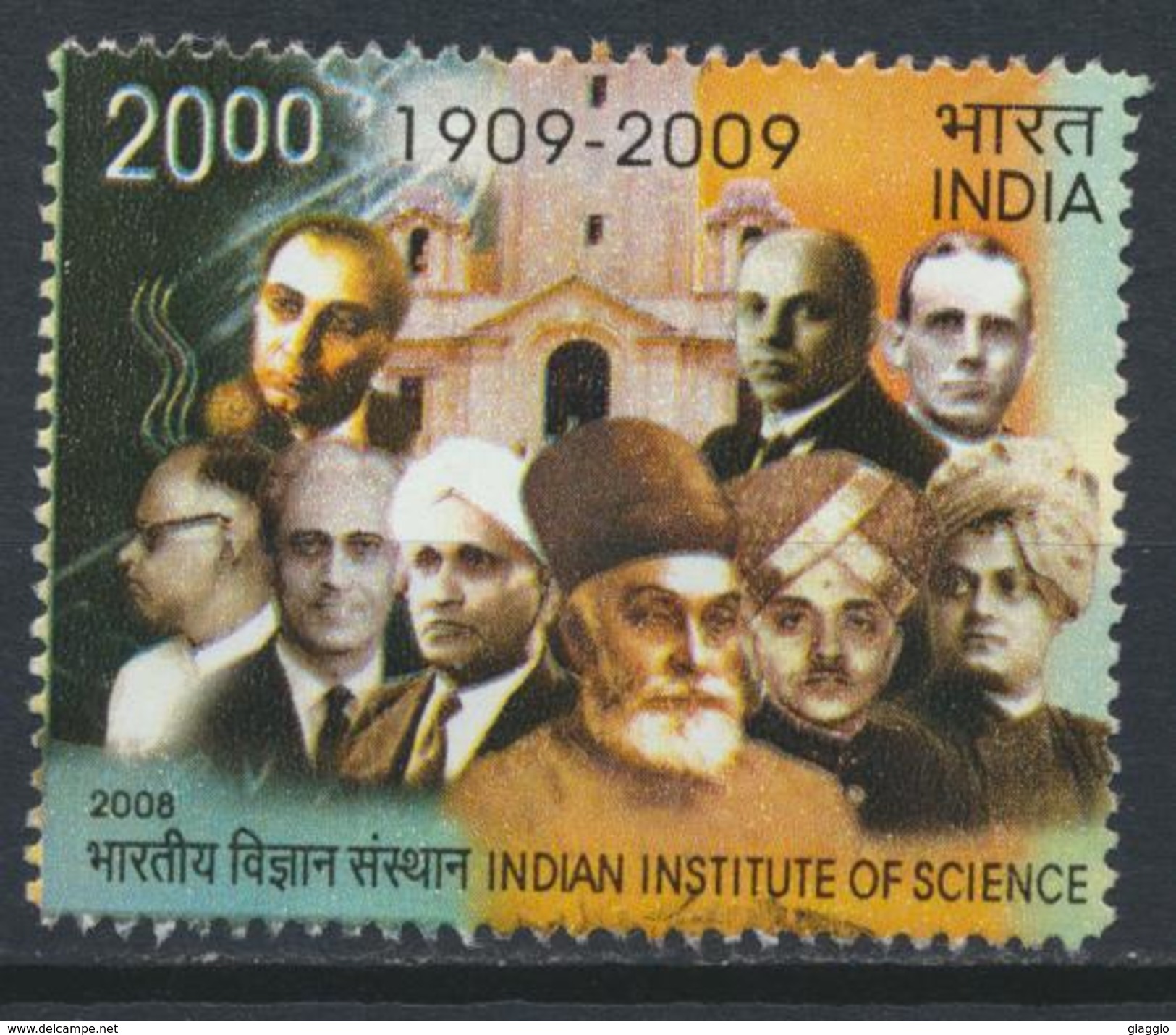 °°° INDIA - INDIAN INSTITUTE OF SCIENCE - 2008 °°° - Used Stamps