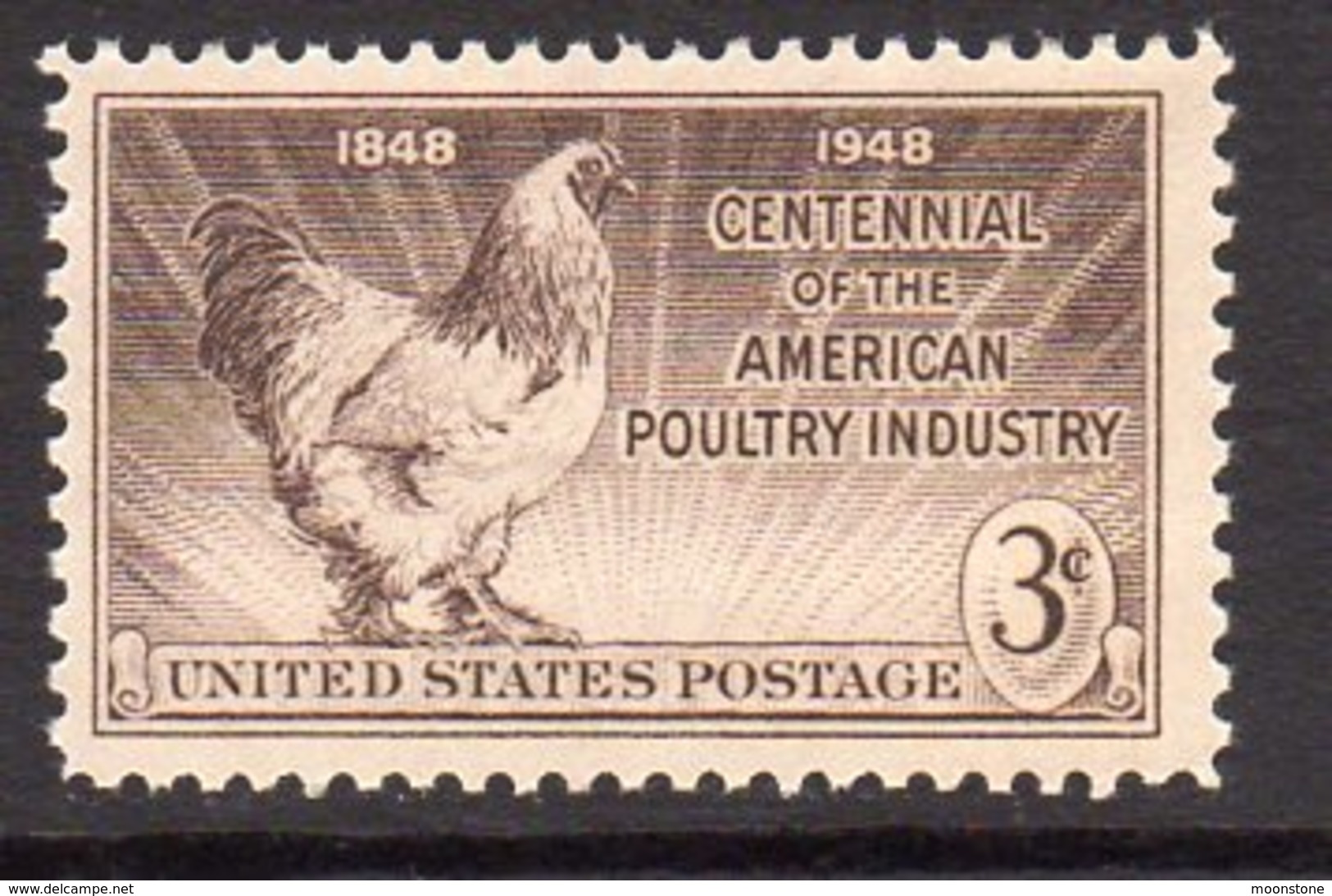 USA 1948 American Poultry Industry, MNH (SG 965) - Ongebruikt
