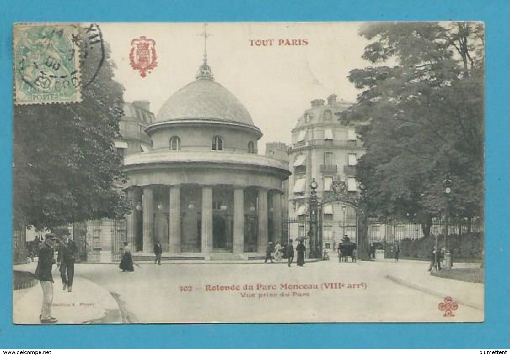 CPA TOUT PARIS 302 - Rotonde Du Parc Monceau (VIIIème Arrt.) Edition FLEURY - Distrito: 08