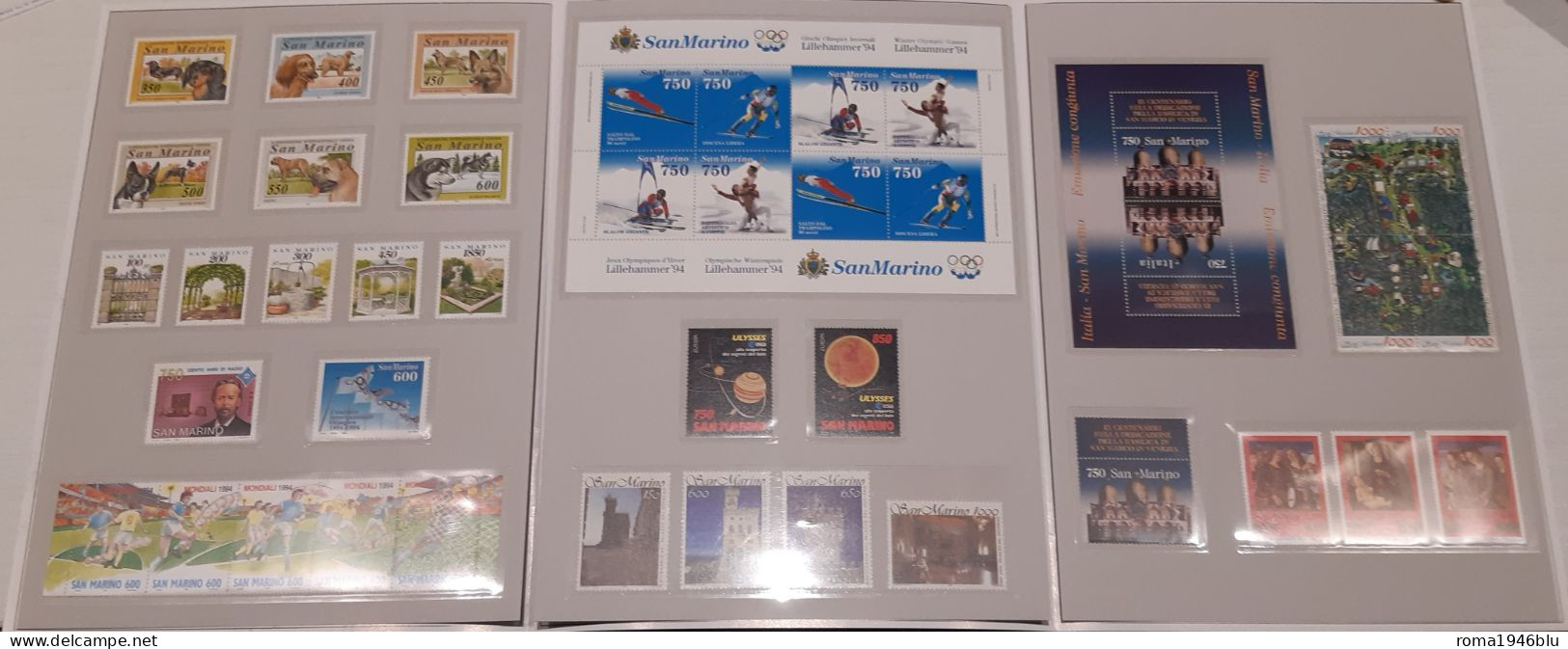 SAN MARINO 1994 FOLDER  ANNATA COMPLETA + 2 BF** MNH - Komplette Jahrgänge