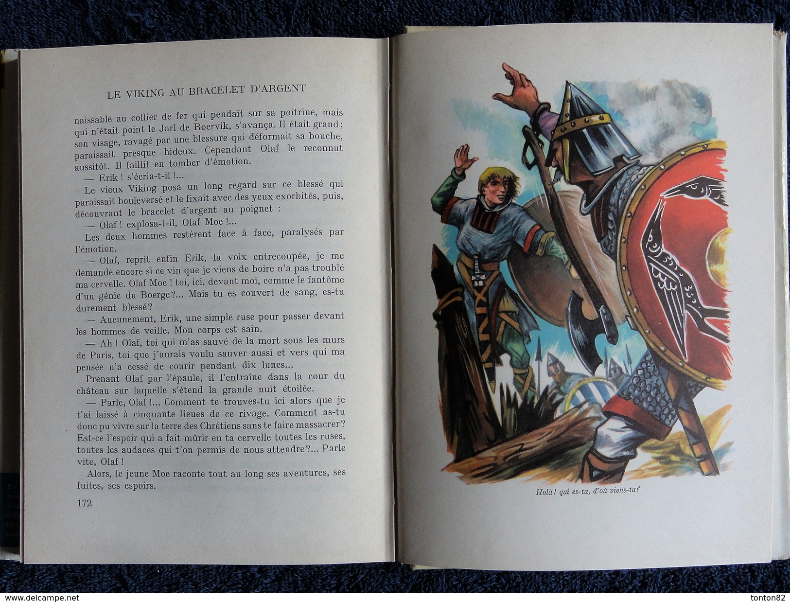 Paul Jacques Bonzon - Le Viking Au Bracelet D´argent - Bibliothèque Rouge Et Or Souveraine - ( 1956 ) . - Bibliothèque Rouge Et Or