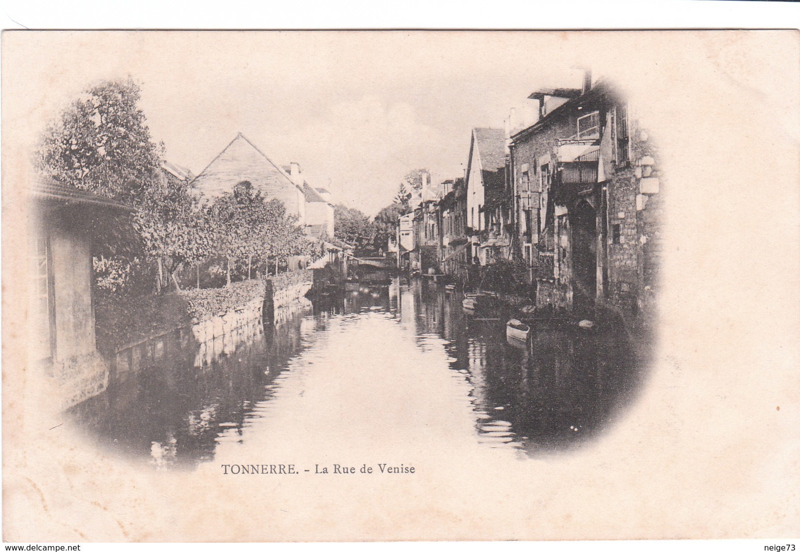 Carte Postale Ancienne De L'Yonne - Tonnerre - La Rue De Venise - Vers 1900 - Tonnerre