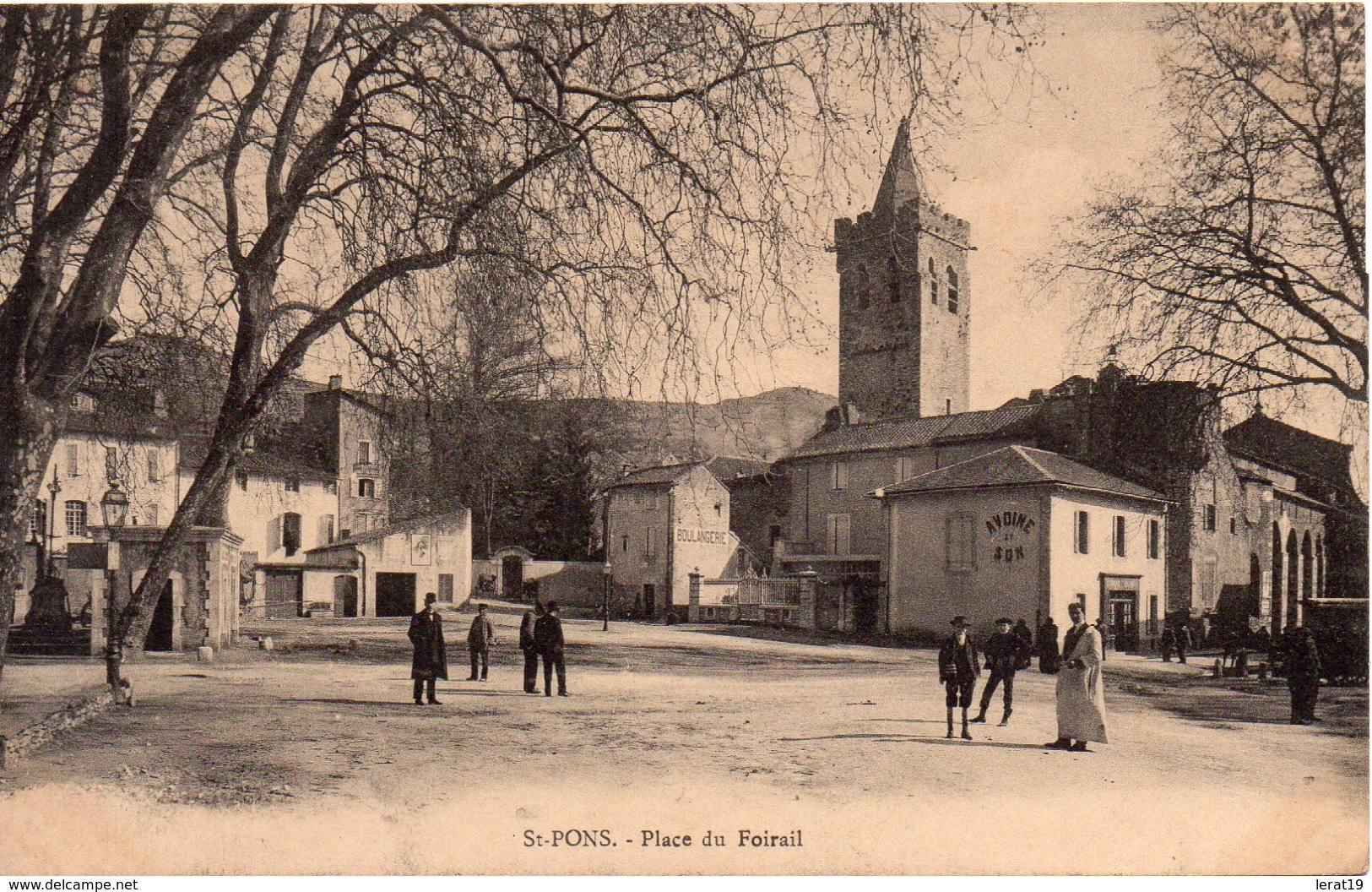 34...HERAULT...SAINT PONS   PLACE DU FOIRAIL. - Saint-Pons-de-Mauchiens