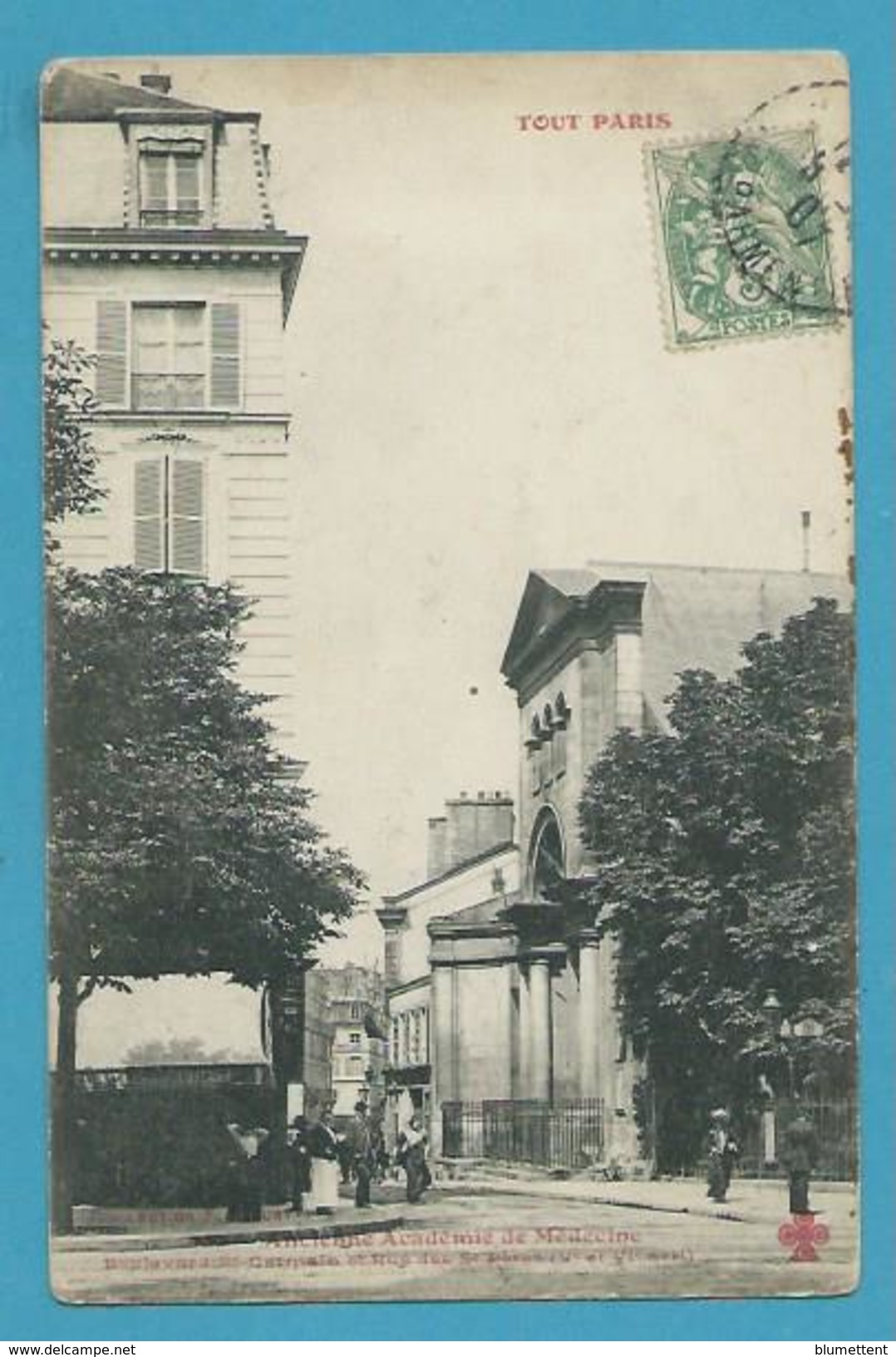 CPA TOUT PARIS 602 - Ancienne Académie De Médecine Bld St-Germain Et Rue Des St-Pères (Vème Arrt.) Edition FLEURY - Arrondissement: 05