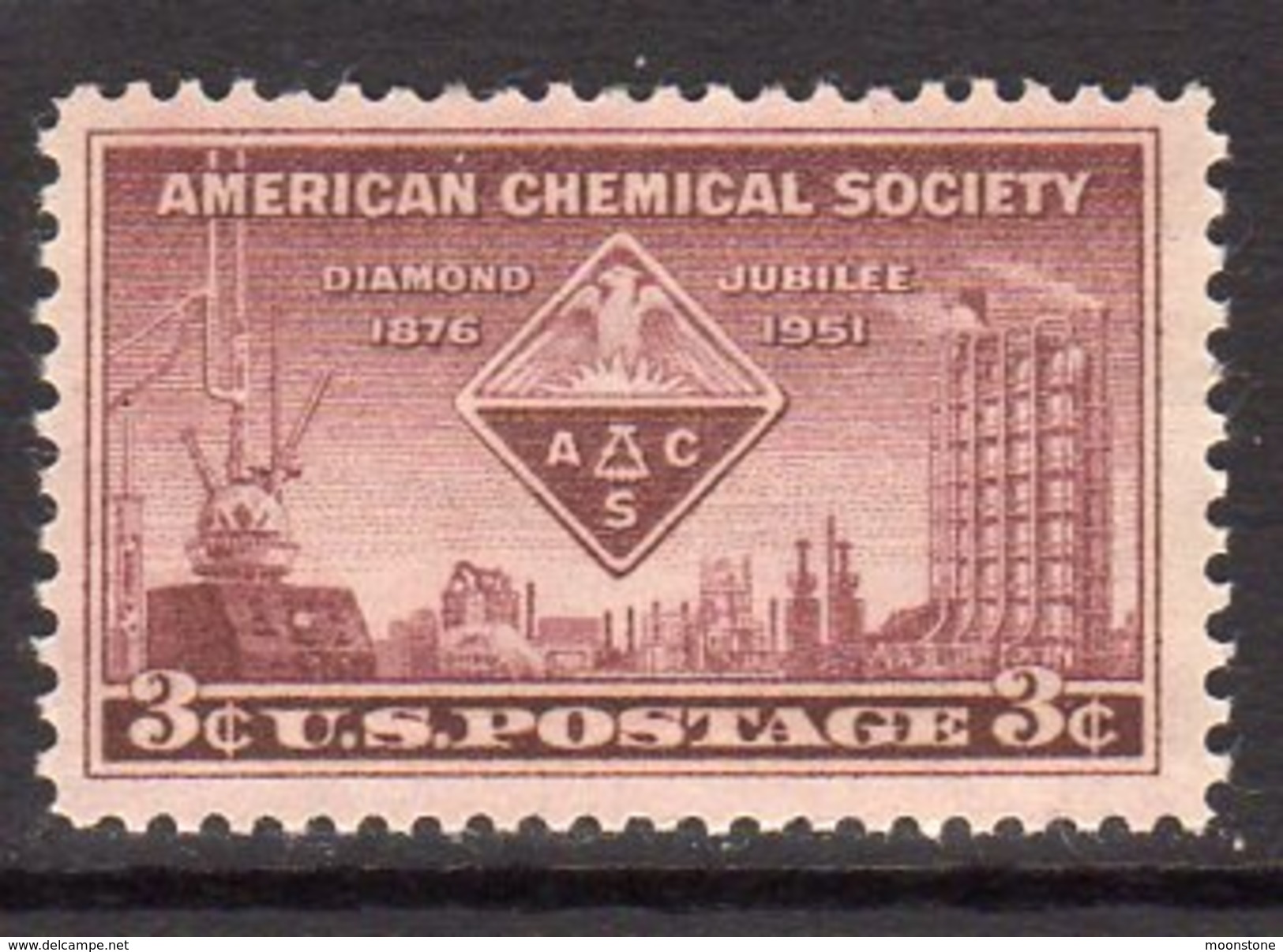 USA 1951 75th Anniversary Of American Chemical Society, MNH (SG 999) - Nuevos