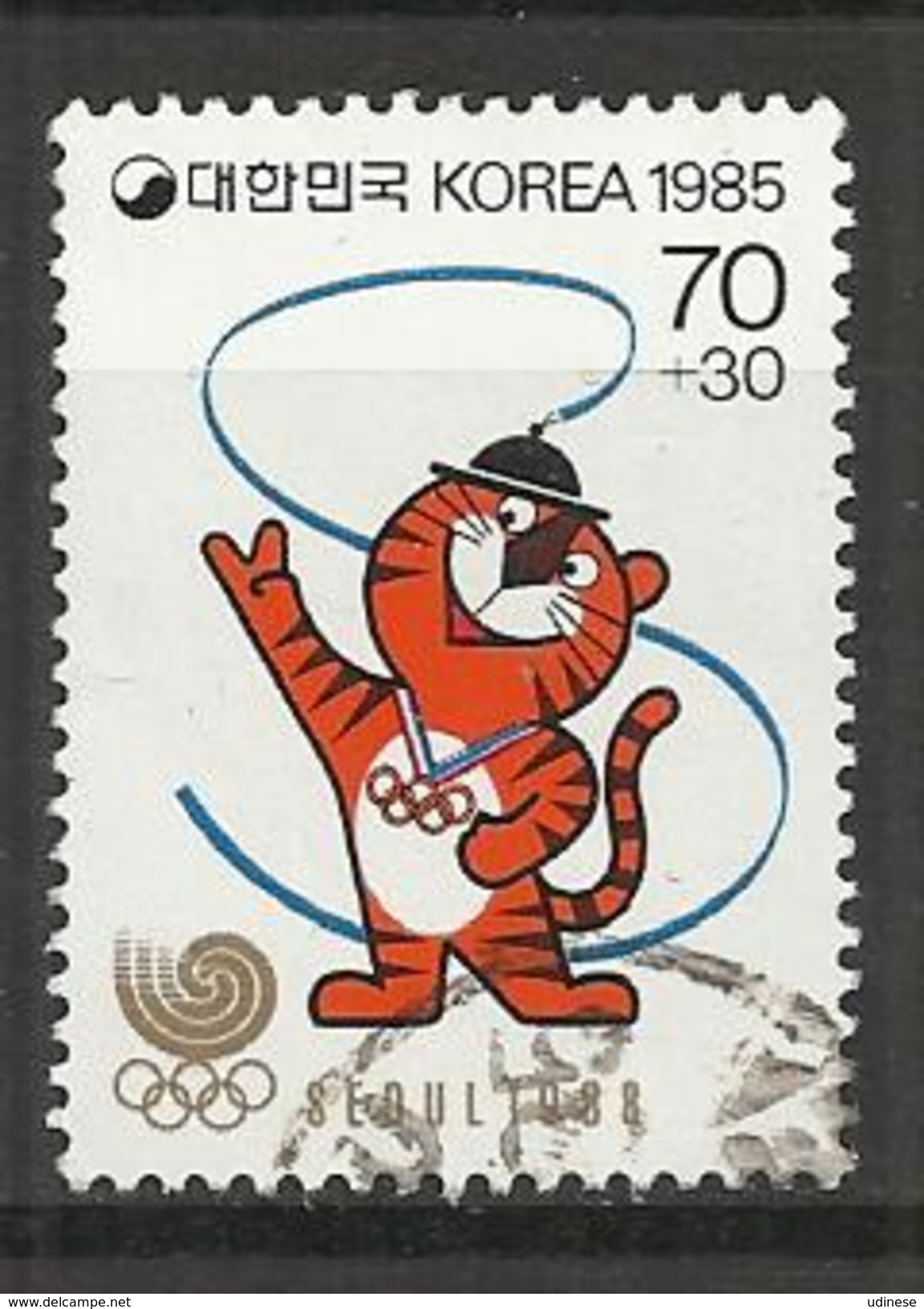 SOUTH KOREA 1985 - OLYMPIC GAMES MASCOT - OBLITERE USED GESTEMPELT USADO - Ete 1988: Séoul