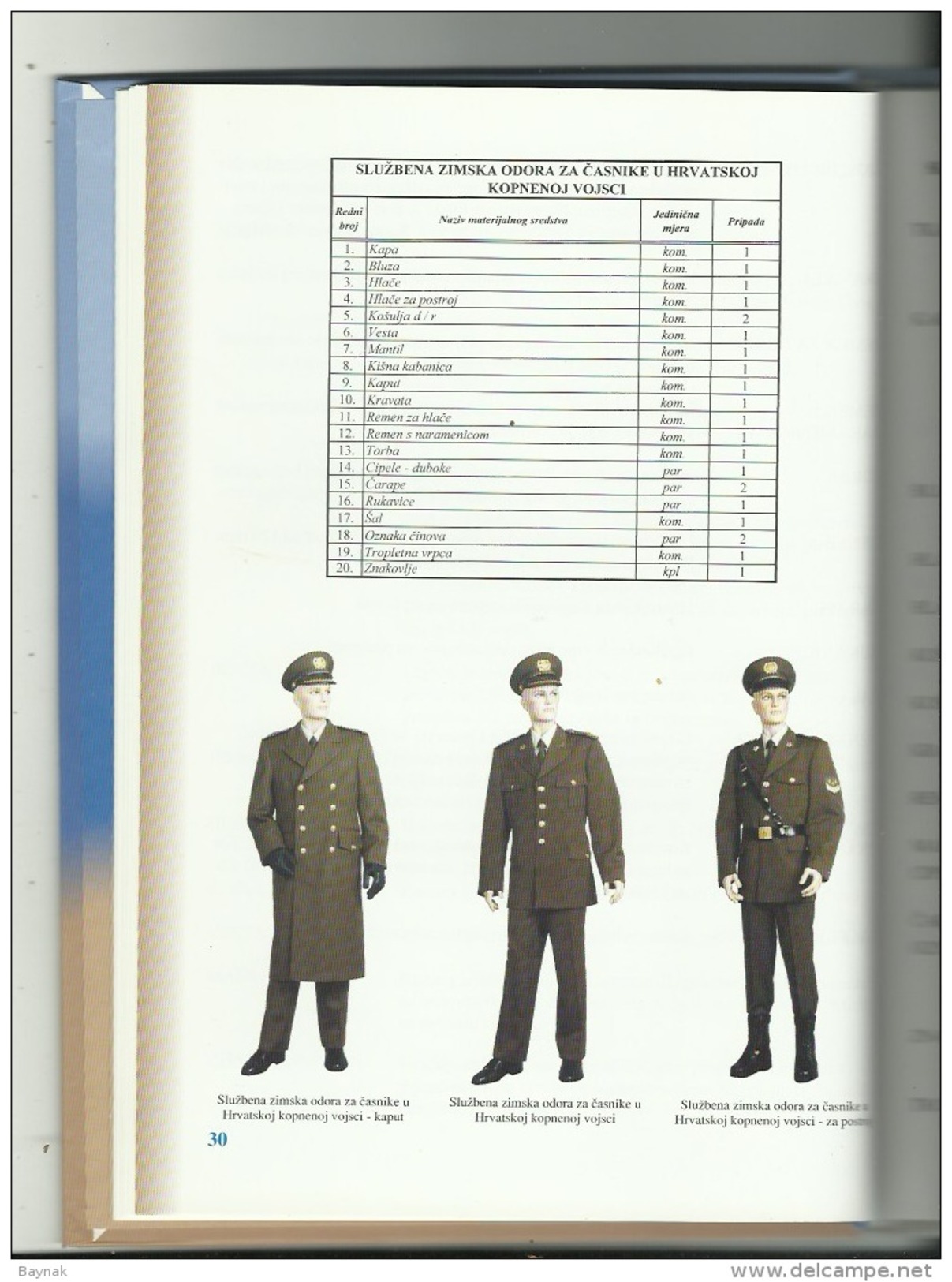 CROATIA    --  BOOK  --  144 PAGES  --  CROATIAN ARMY  -  UNIFORMEN, RANKS  --  VOJNE ODORE OR. SNAGA REPUBLIKE HRVATSKE - Sonstige & Ohne Zuordnung