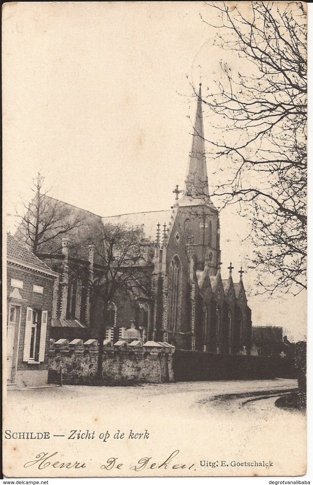 SCHILDE:  Zicht Op De Kerk - Schilde