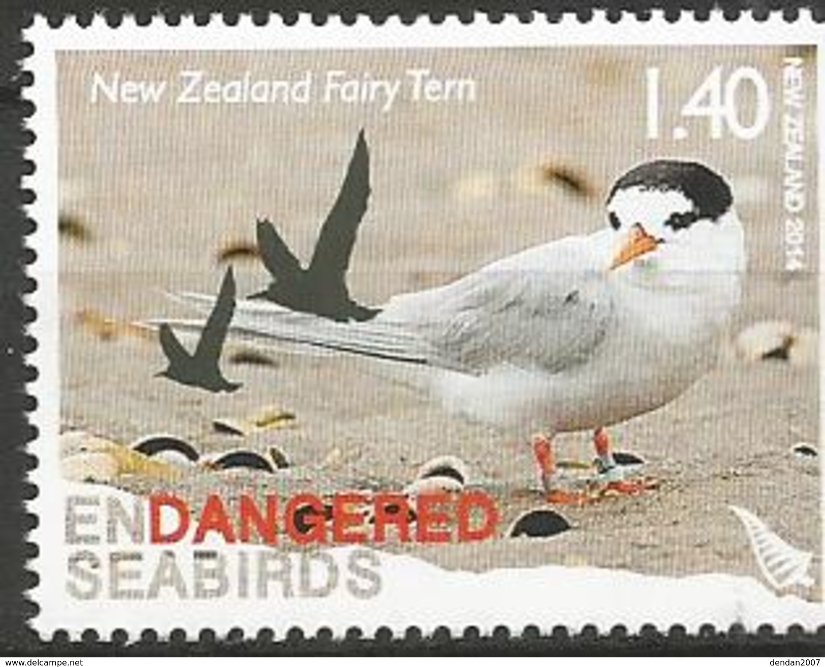 New Zealand 2014 - MNH - Fairy Tern (Sternula Nereis) - Seagulls