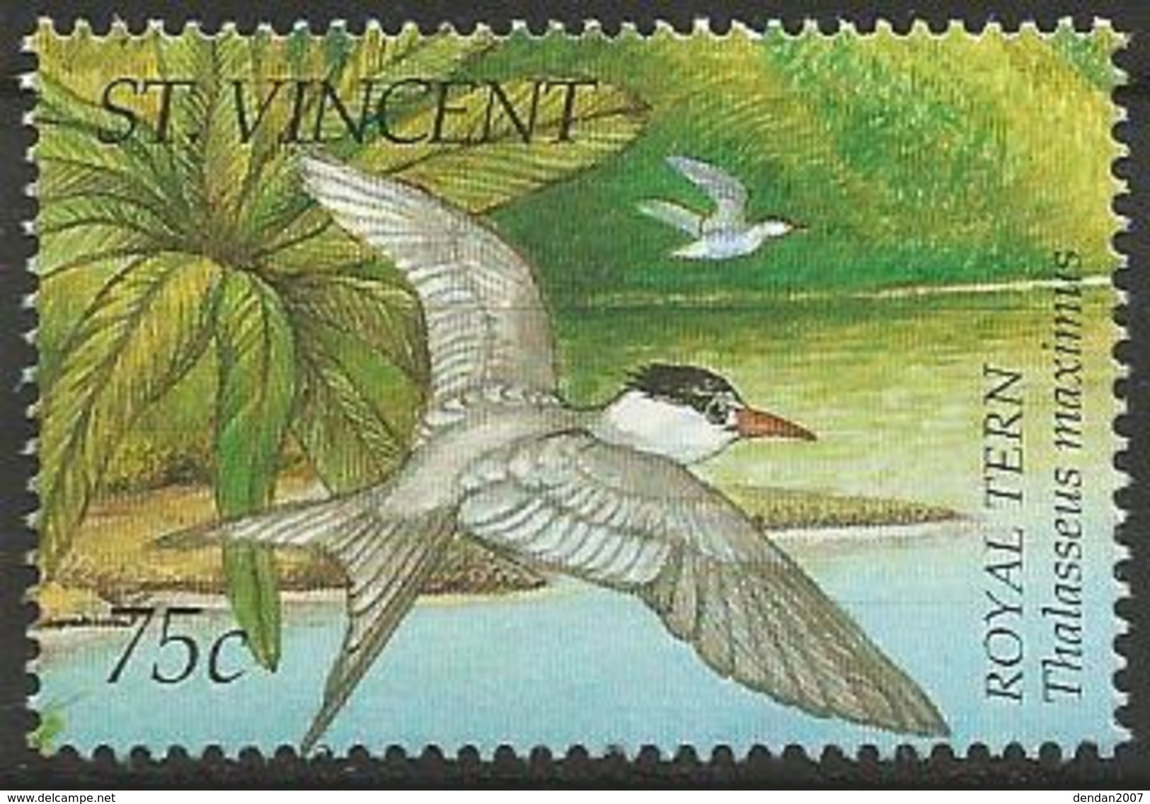 St Vincent 1995 - MNH - Royal Tern (Thalasseus Maximus ) - Mouettes