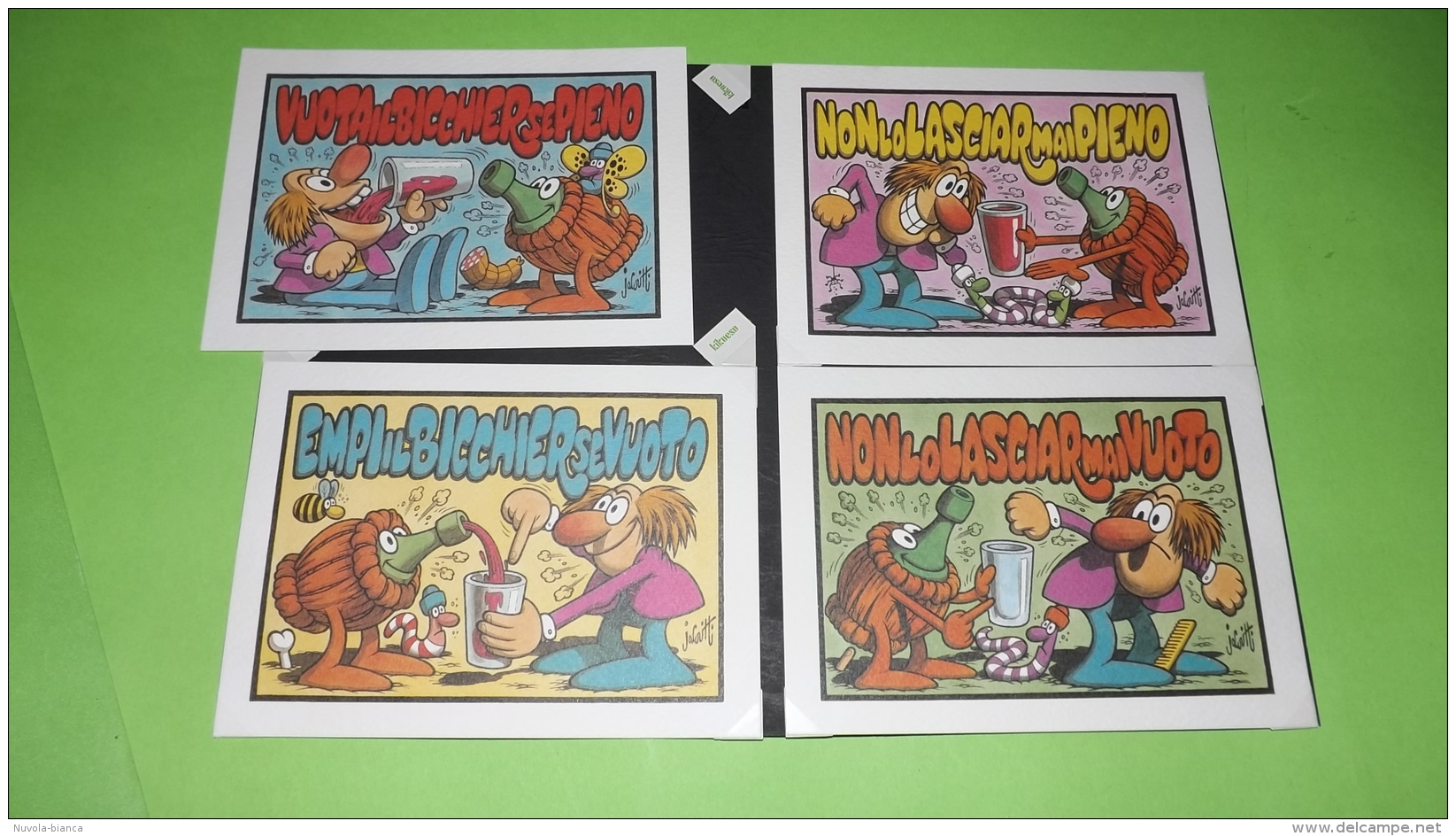 Jacovitti 4 Cartoline - Umoristici