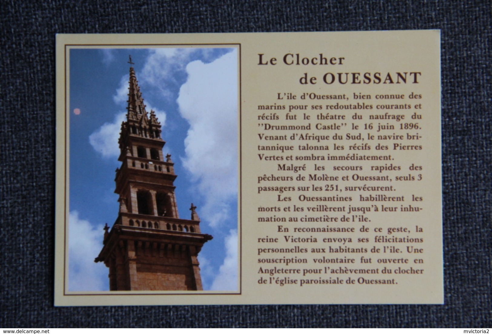 Ile D'OUESSANT - Le Clocher De LAMPAUL Et Son Histoire - Ouessant