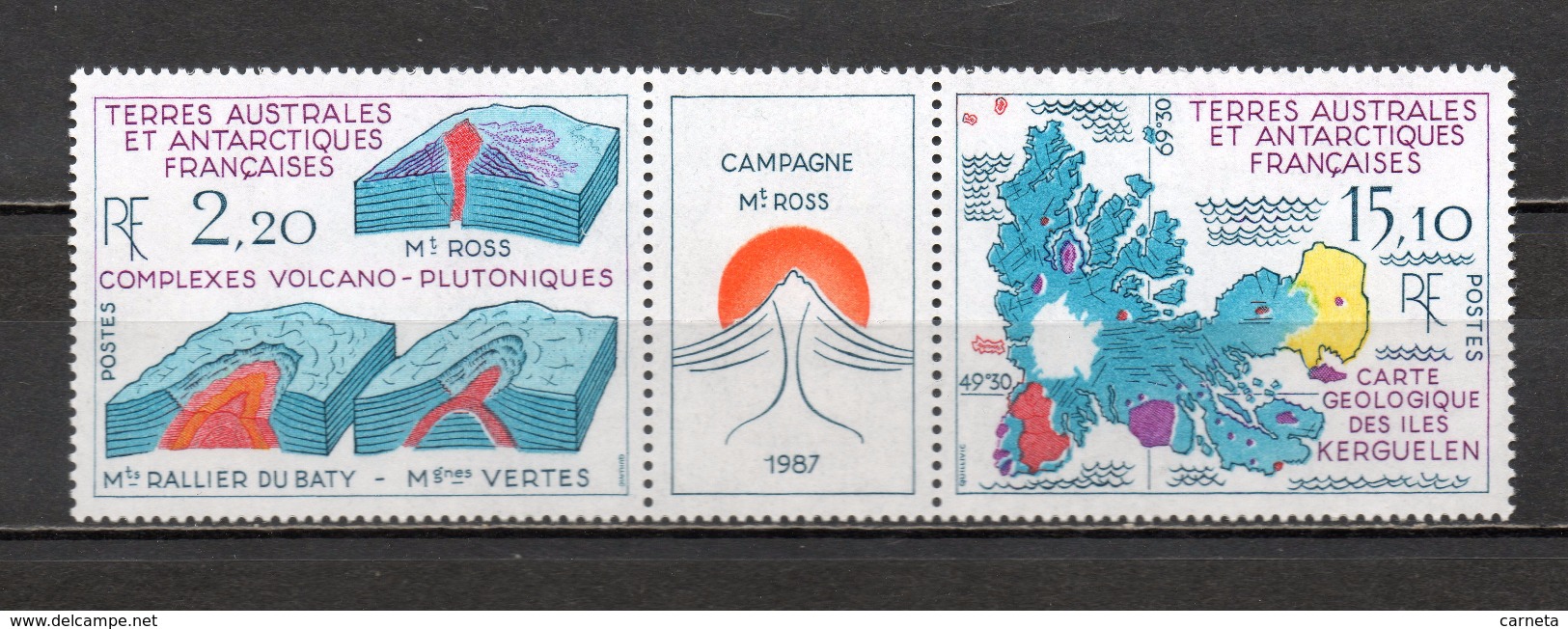 TAAF N° 139A  NEUF SANS CHARNIERE COTE 9.20&euro;  GEOLOGIE - Nuovi