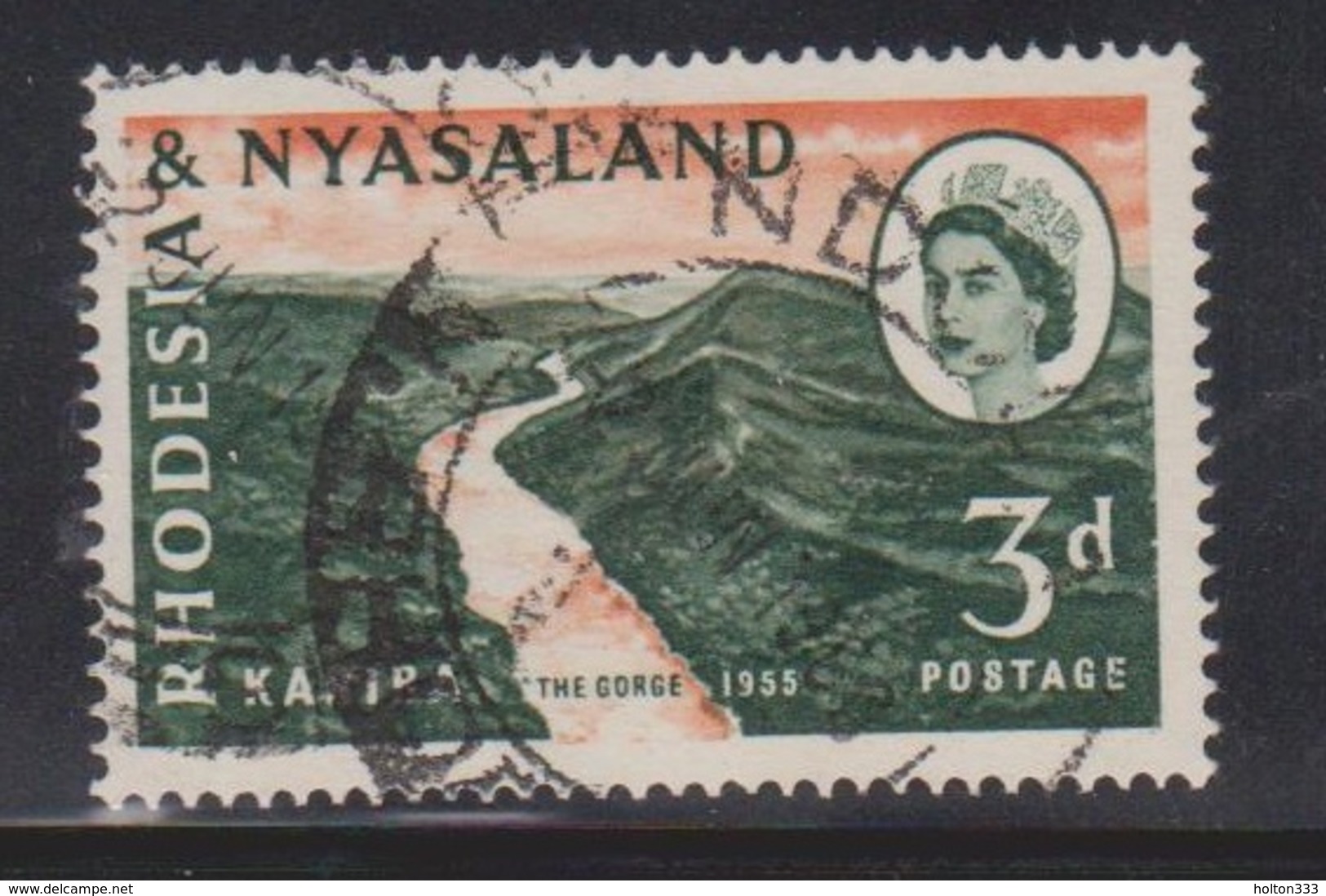 RHODESIA & NYASSALAND Scott # 172 Used - Rhodesia & Nyasaland (1954-1963)