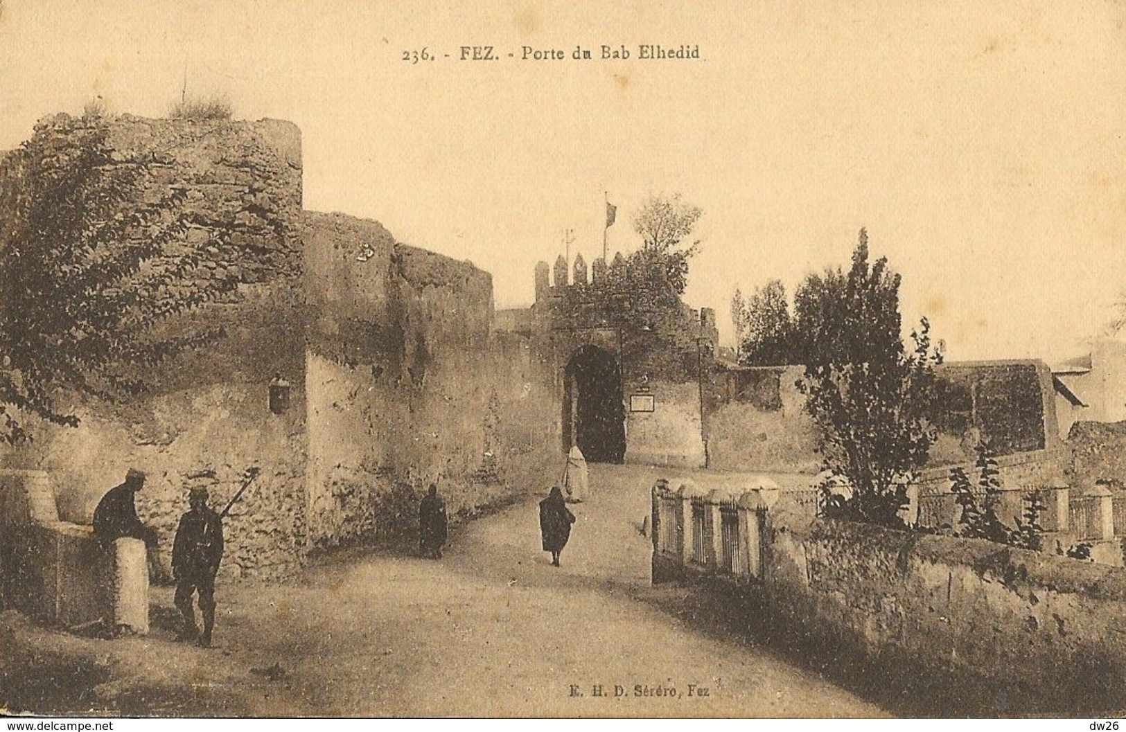 Fez (Fès) La Porte Du Bab Elhedid - Carte E.H.D. Séréro Non Circulée - Fez (Fès)