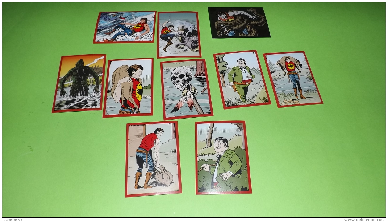 ZAGOR  10 Figurine Diverse-100,101,102,104,105,106,107,108,109,110-panini 2016 - Edizione Italiana