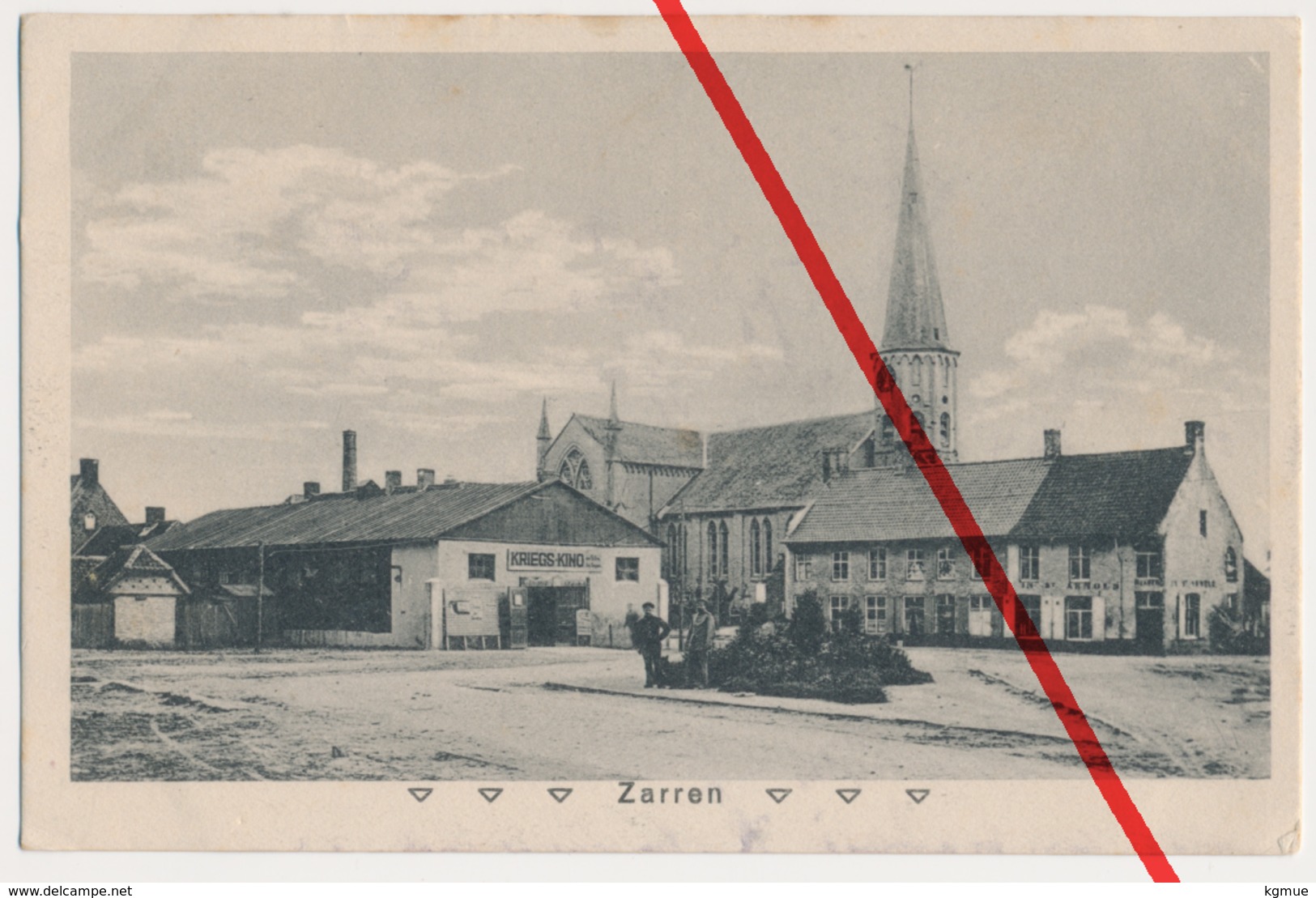 PostCard - Zarren - Kriegs-Kino - Ca. 1915 - Kortemark