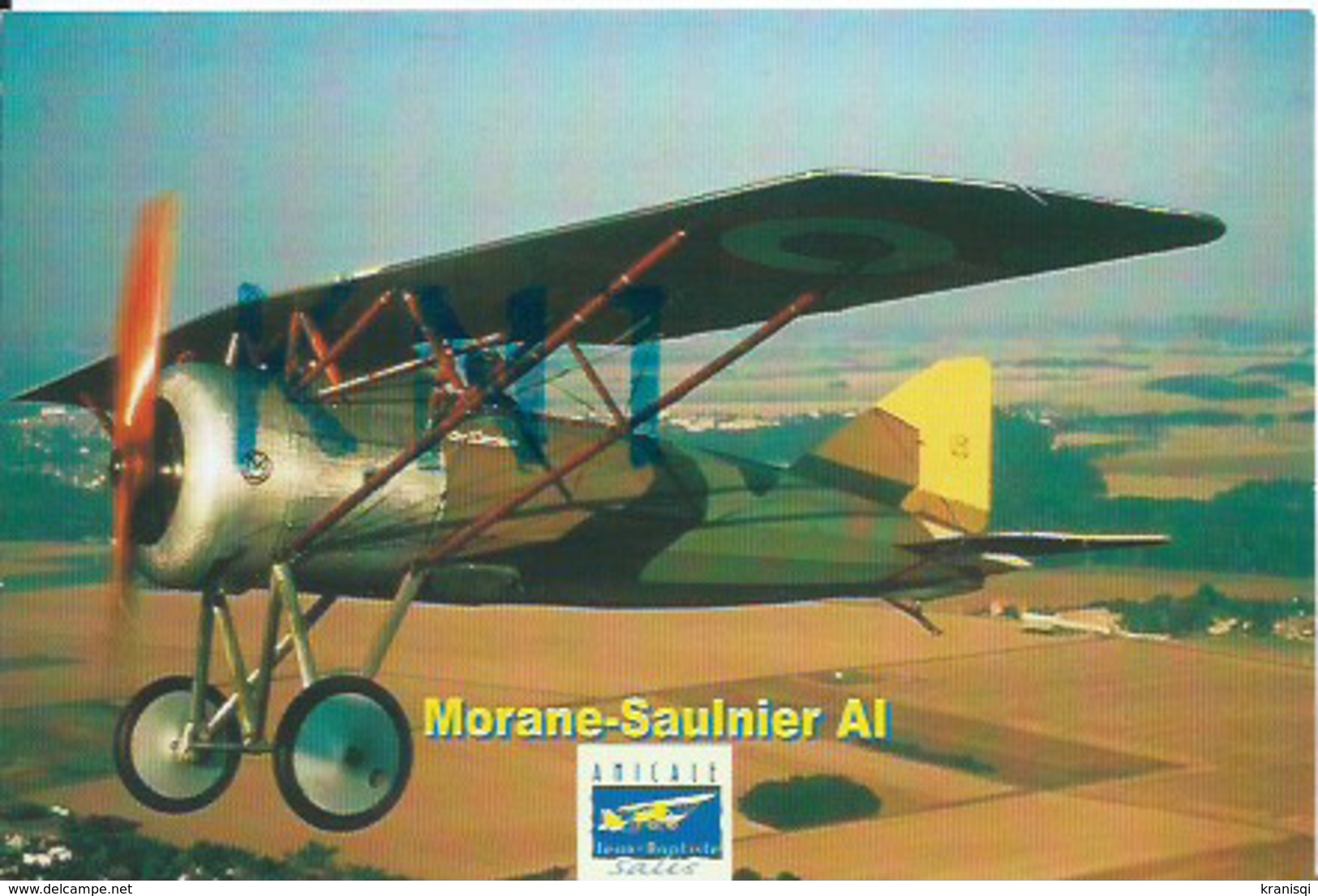 1  C P M , Avion Monoplace Français  Morane-Saulnier  A I De 1917 - 1914-1918: 1ère Guerre