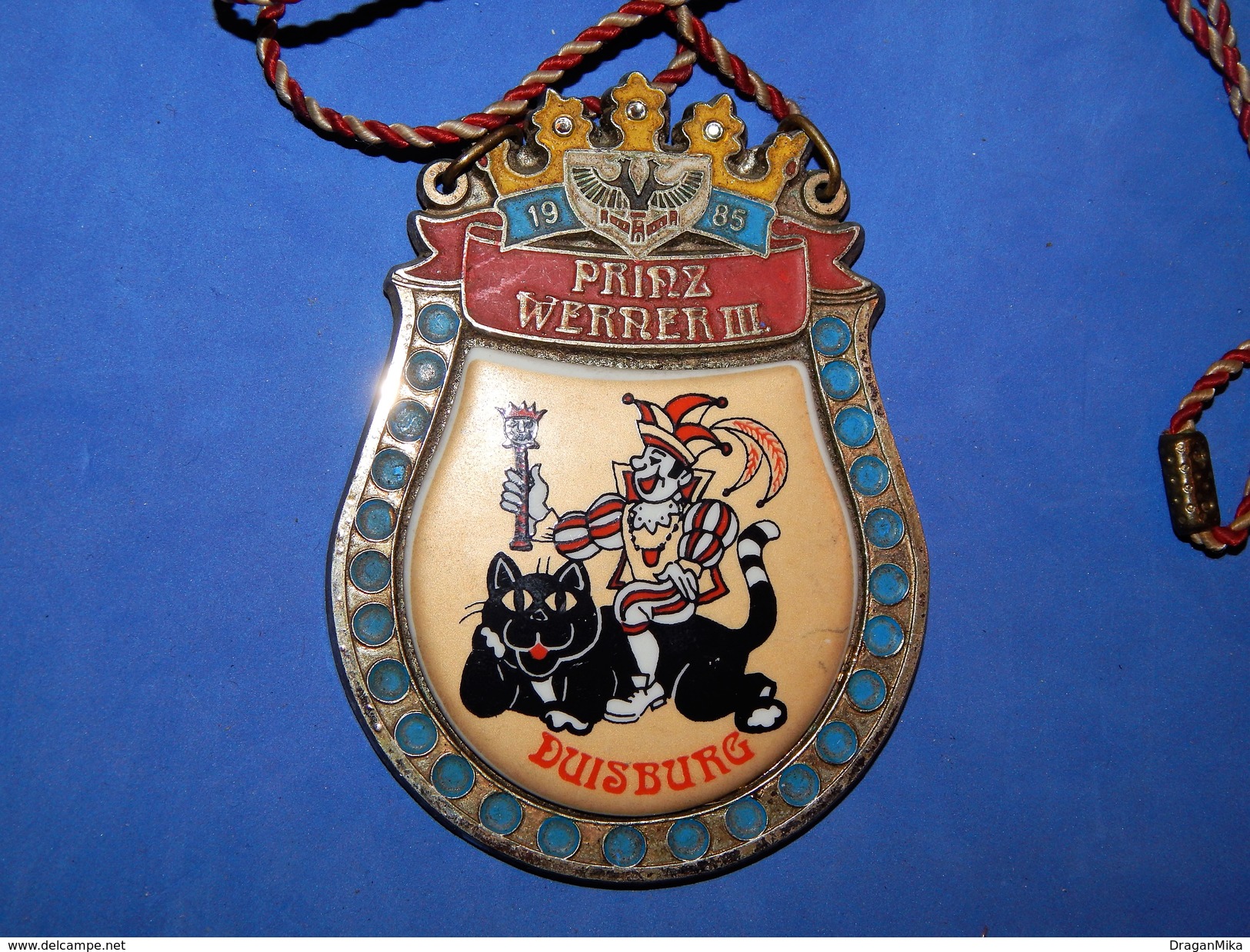 Huge ''Schutz'' Medal: PRINZ WERNER III DUISBURG 1985. - Autres & Non Classés