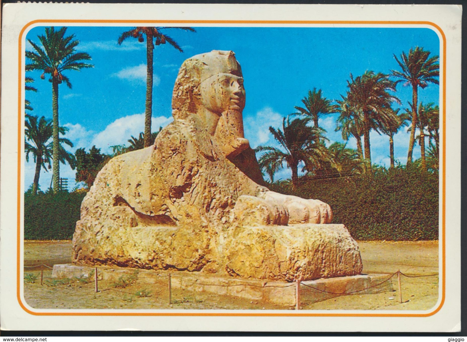 °°° GF19 - EGYPT - THE SPHINX OF SAKKARA - With Stamps °°° - Hurgada