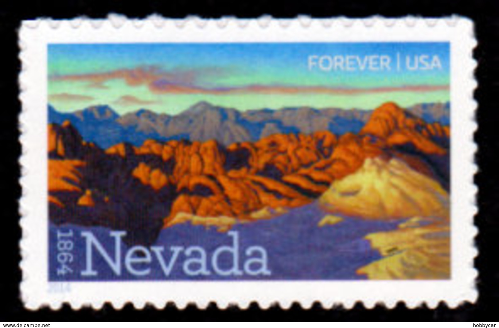 USA 2014, Scott #4907, Nevada Statehood, Forever (,49), MNH, VF - Unused Stamps