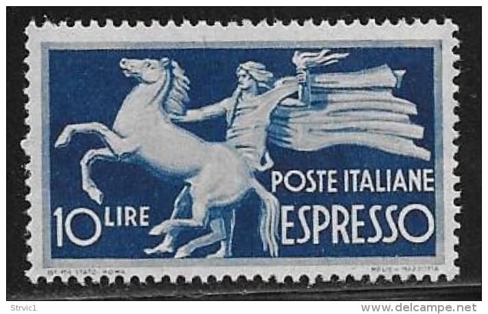 Italy, Scott # E20 Mint Hinged Special Delivery, 1945 - Express/pneumatic Mail