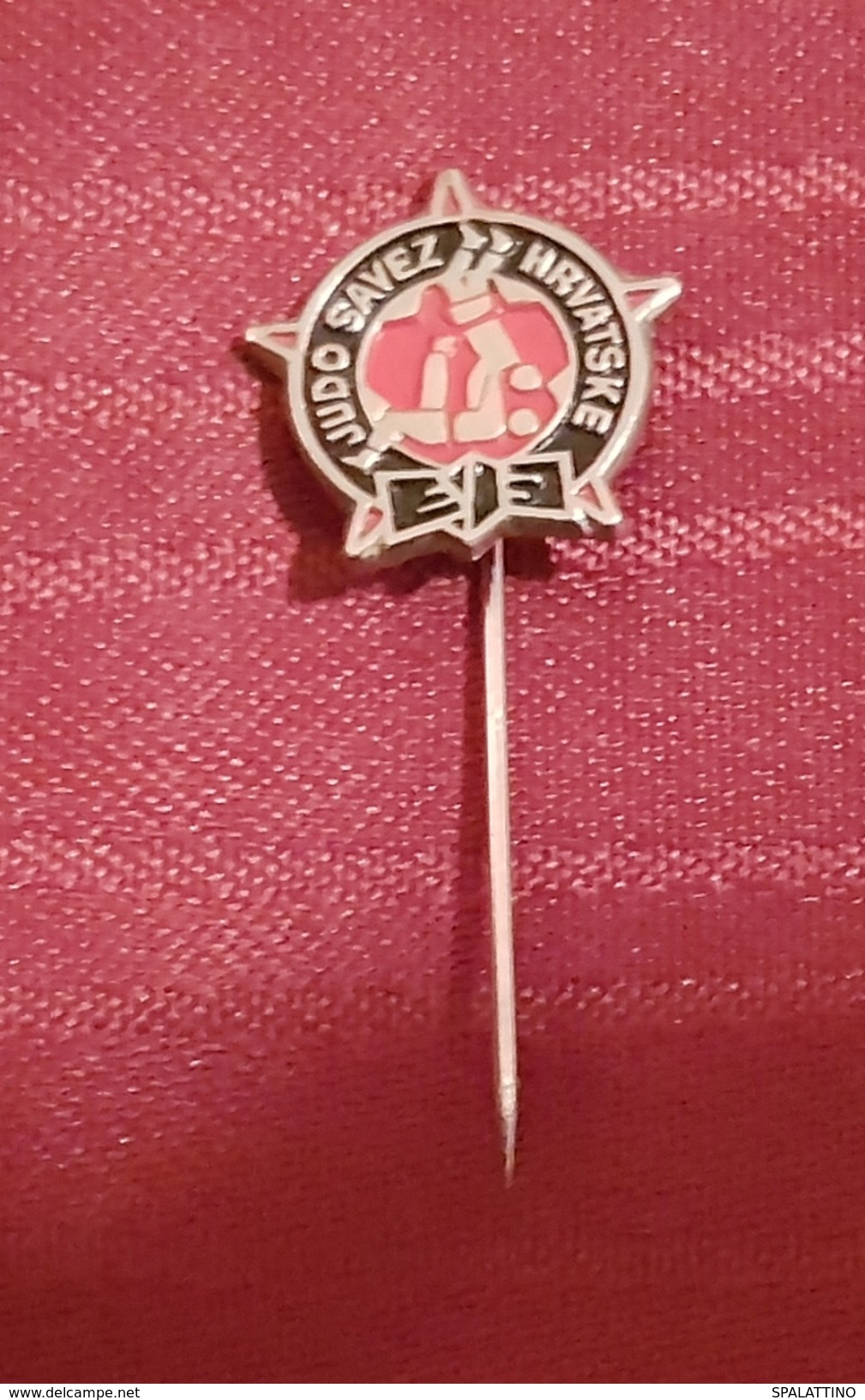 CROATIA JUDO FEDERATION ORIGINAL VINTAGE PIN BADGE - Judo