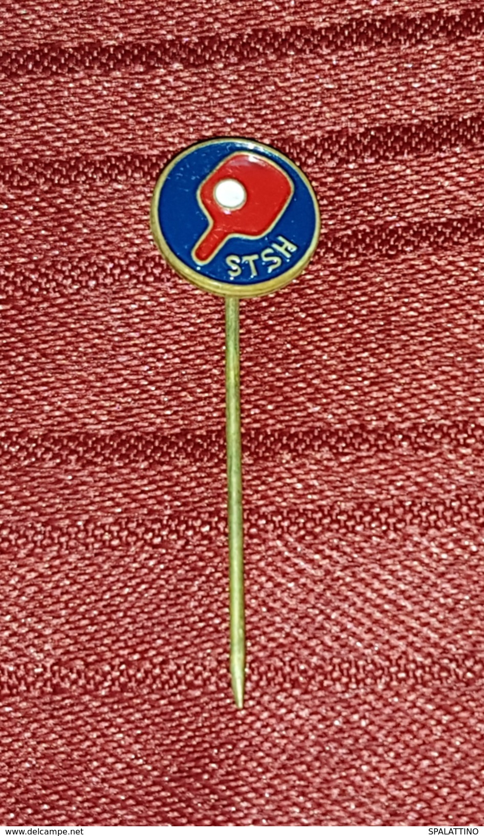 CROATIA TABLE TENNIS FEDERATION ORIGINAL VINTAGE PIN BADGE - Table Tennis