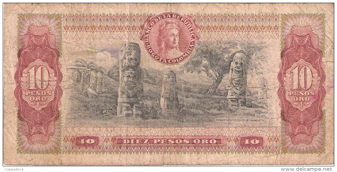 COLOMBIE   10 Pesos Oro   20/7/1974   P. 407f - Colombie