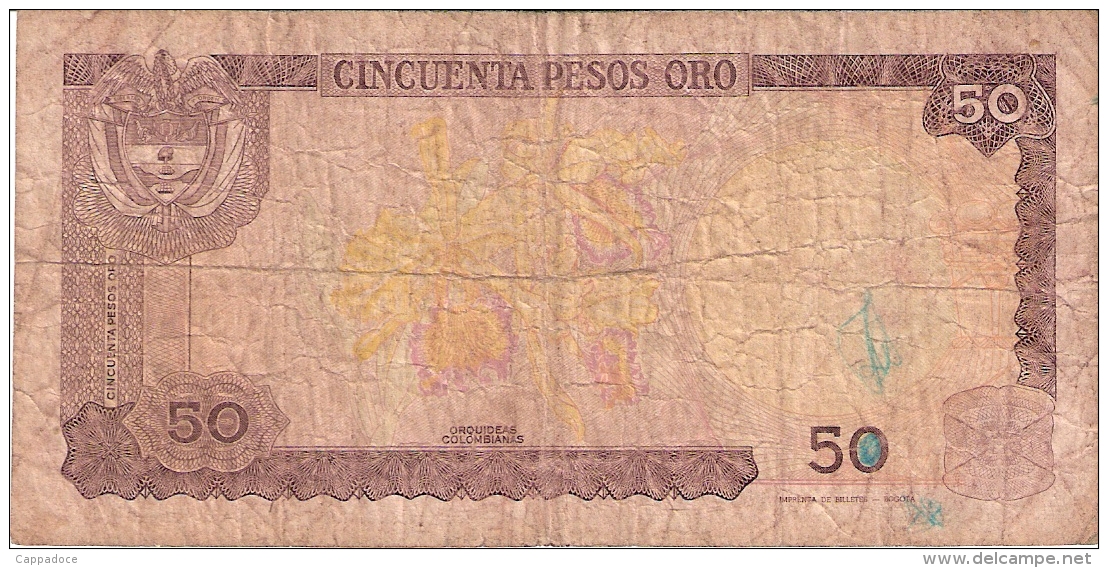COLOMBIE   50 Pesos Oro   1/1/1985   P. 425a - Colombie