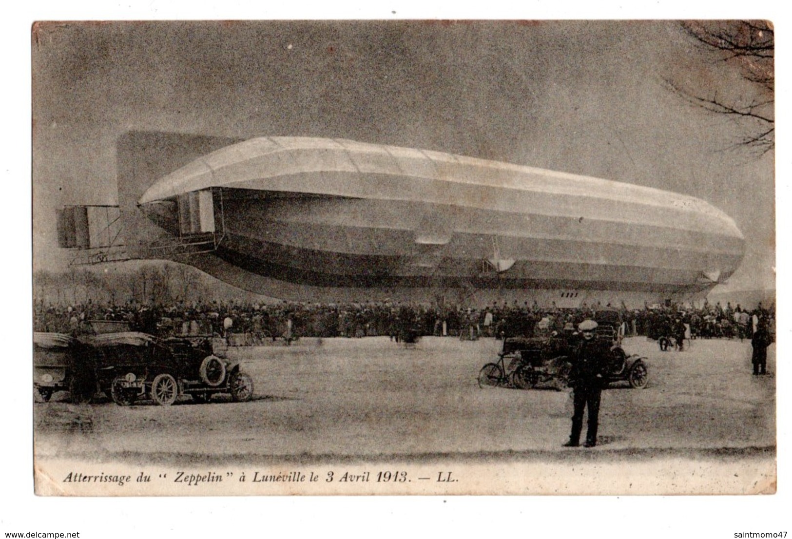 AVION . Attérissage Du "ZEPPELIN " à Lunéville Le 3 Avril 1913 - Réf. N°882 - - Sonstige & Ohne Zuordnung