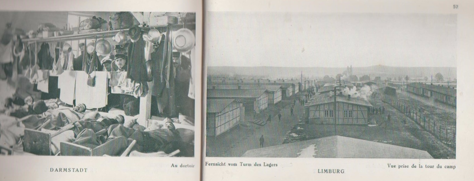 LIVRET GUERRE 1914 1918 Les Prisonniers de Guerre en Allemagne Photo Texte 62 pages Rare
