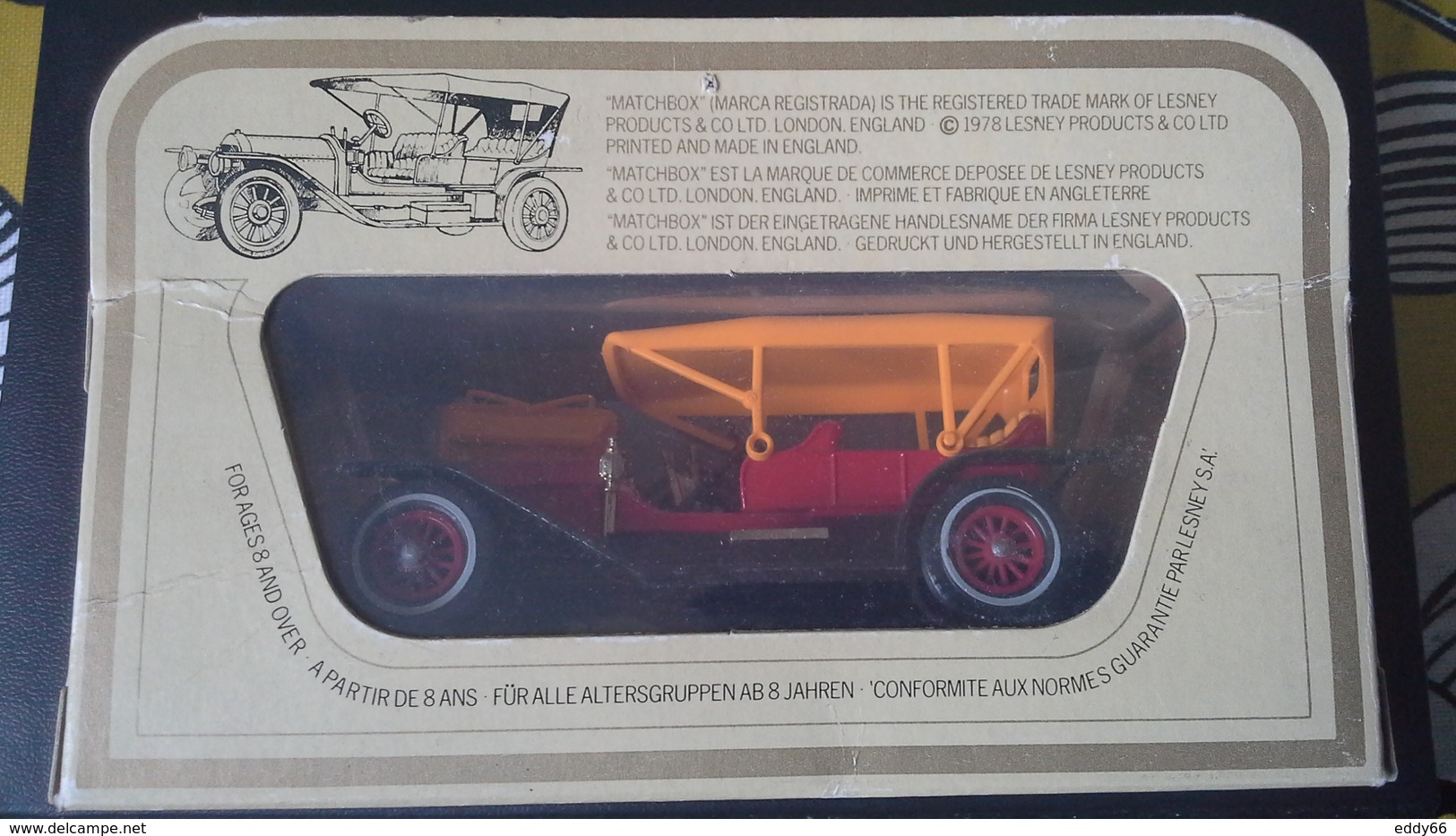 Matchbox " Models Of Yesteryear"  Y-9 Simplex - 50 1912 - Sonstige & Ohne Zuordnung
