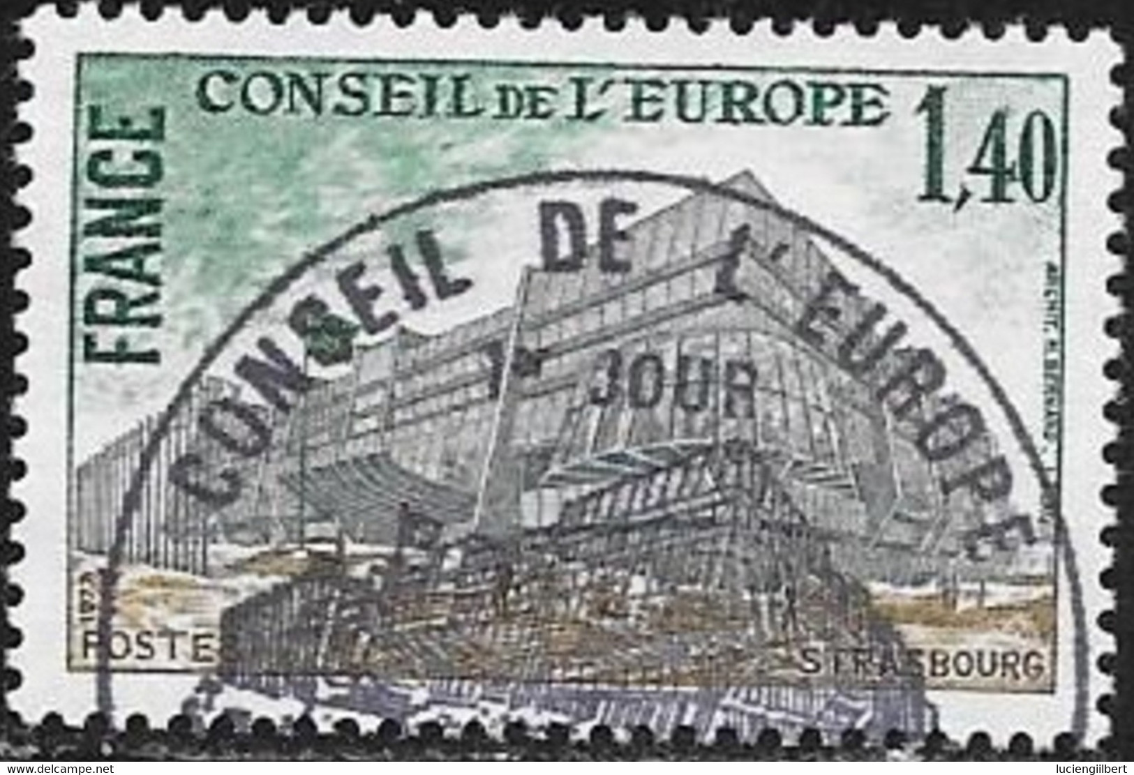 N°  55   FRANCE  -  CONSEIL DE L'EUROPE  - OBLITERE  -  1977 - - Used