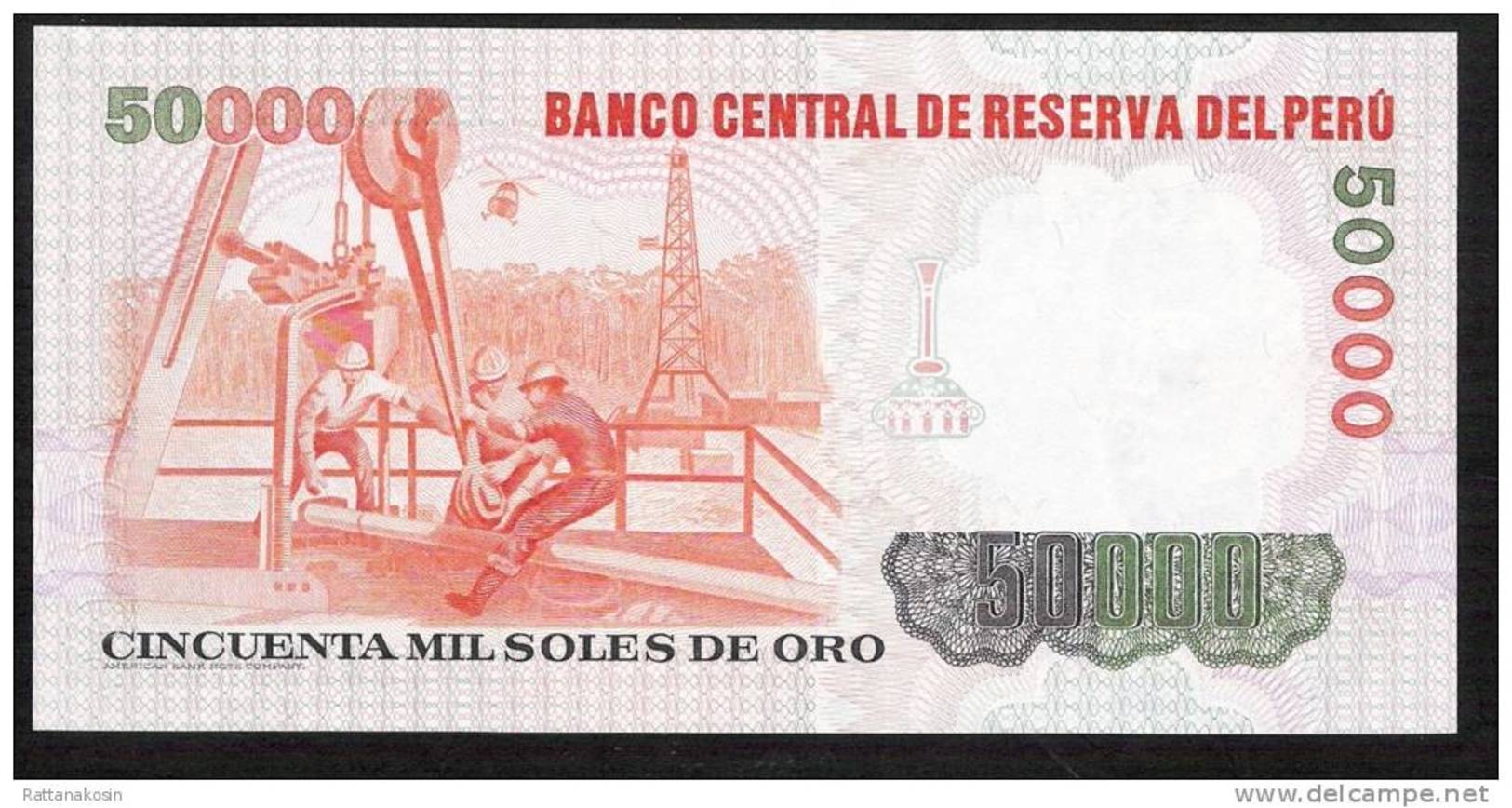 PERU   P125   50.000  SOLES    2.11.1984    UNC. - Pérou