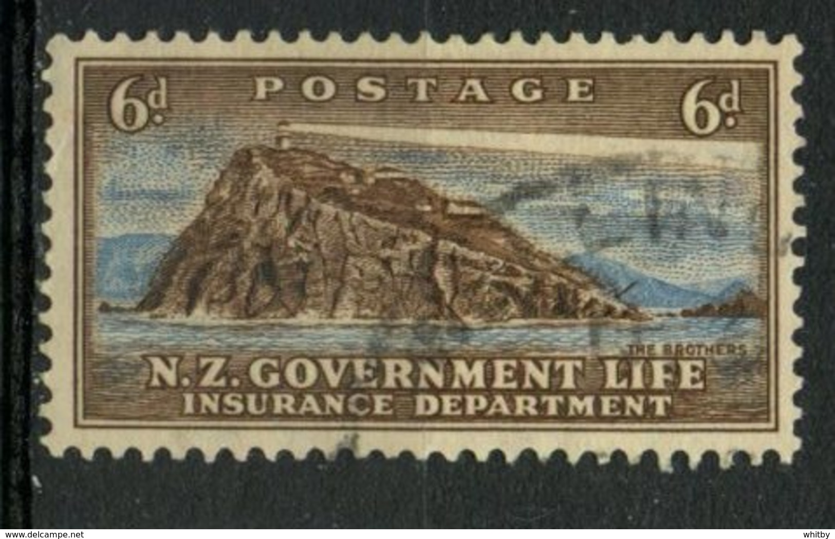 New Zealand  1947 6p Life Insurance Issue #OY35 - Officials