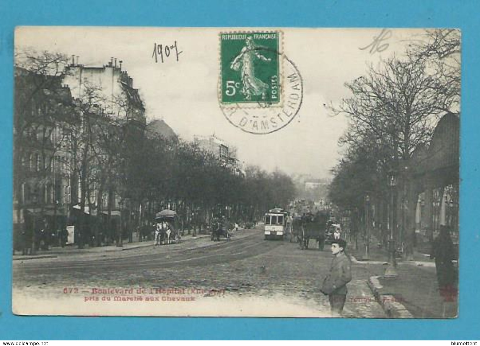 CPA TOUT PARIS 672 - Boulevard De L'Hôpital Pris Du Marché Aux Chevaux (XIIIème Arrt.) - Paris (13)