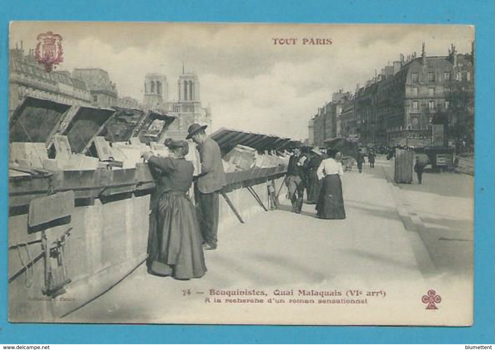 CPA TOUT PARIS 74 - Métier Bouquinistes Quai Malaquais (VIème Arrt.) - Arrondissement: 06