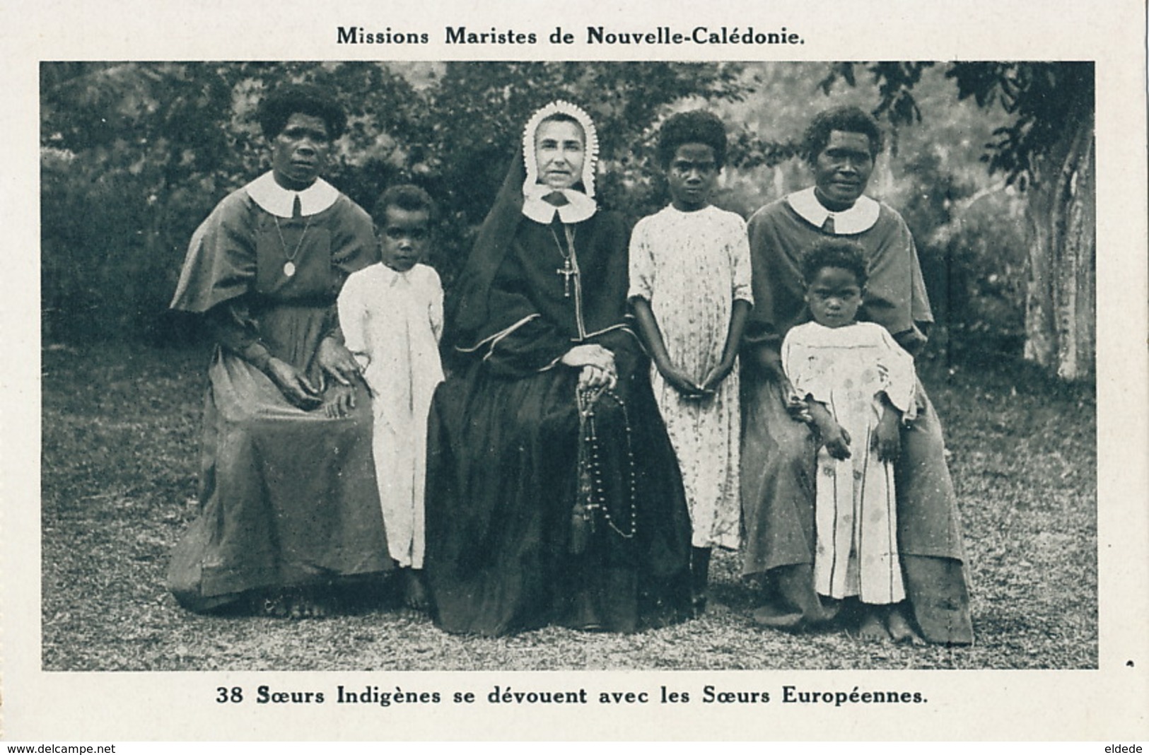 Soeurs Indigenes Et Europeennes Missions Maristes Nouvelle Caledonie - Nouvelle Calédonie