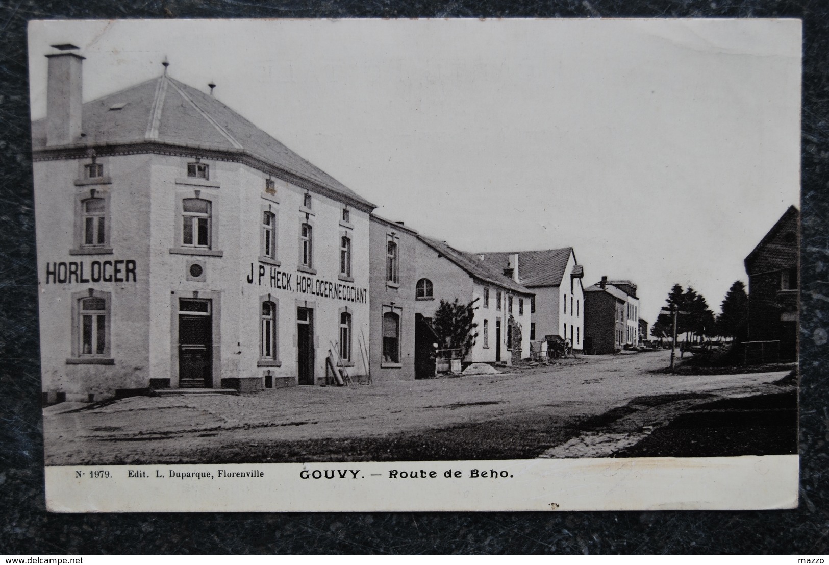 804/ GOUVY - Route De BEHO -JP Heck Horloger - (Edit. Duparque) - Gouvy