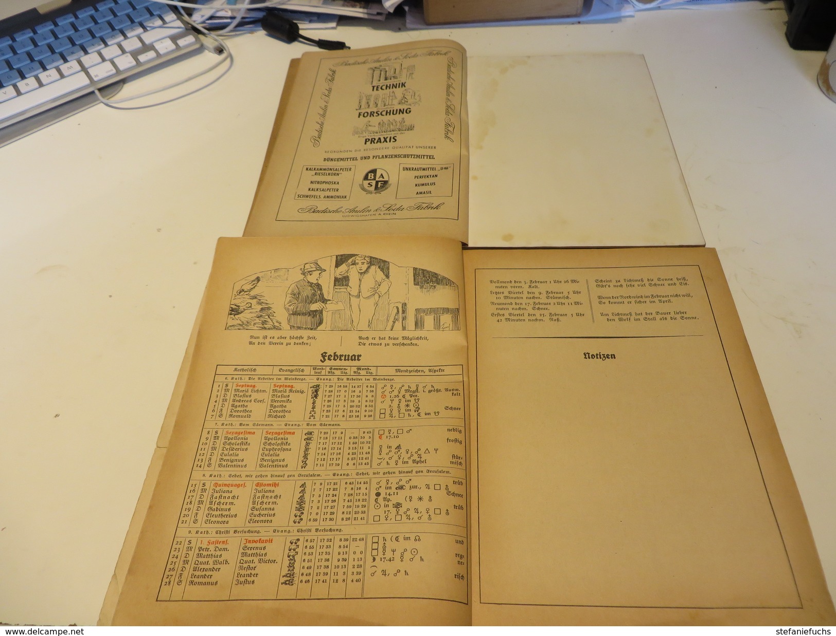 2  ältere BAUERN - KALDER  Von  1931 Und  1952 - Kalender